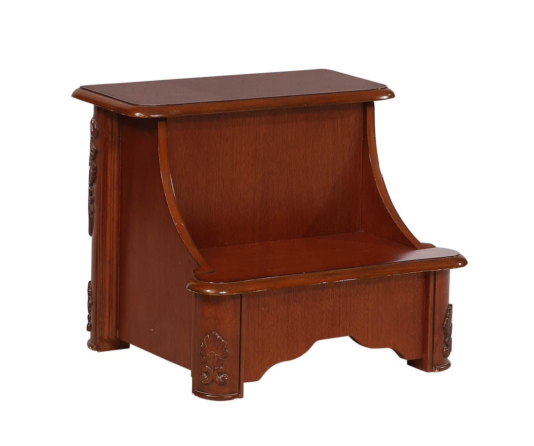 Powell Furniture Bertie Light Mahogany Bed Steps