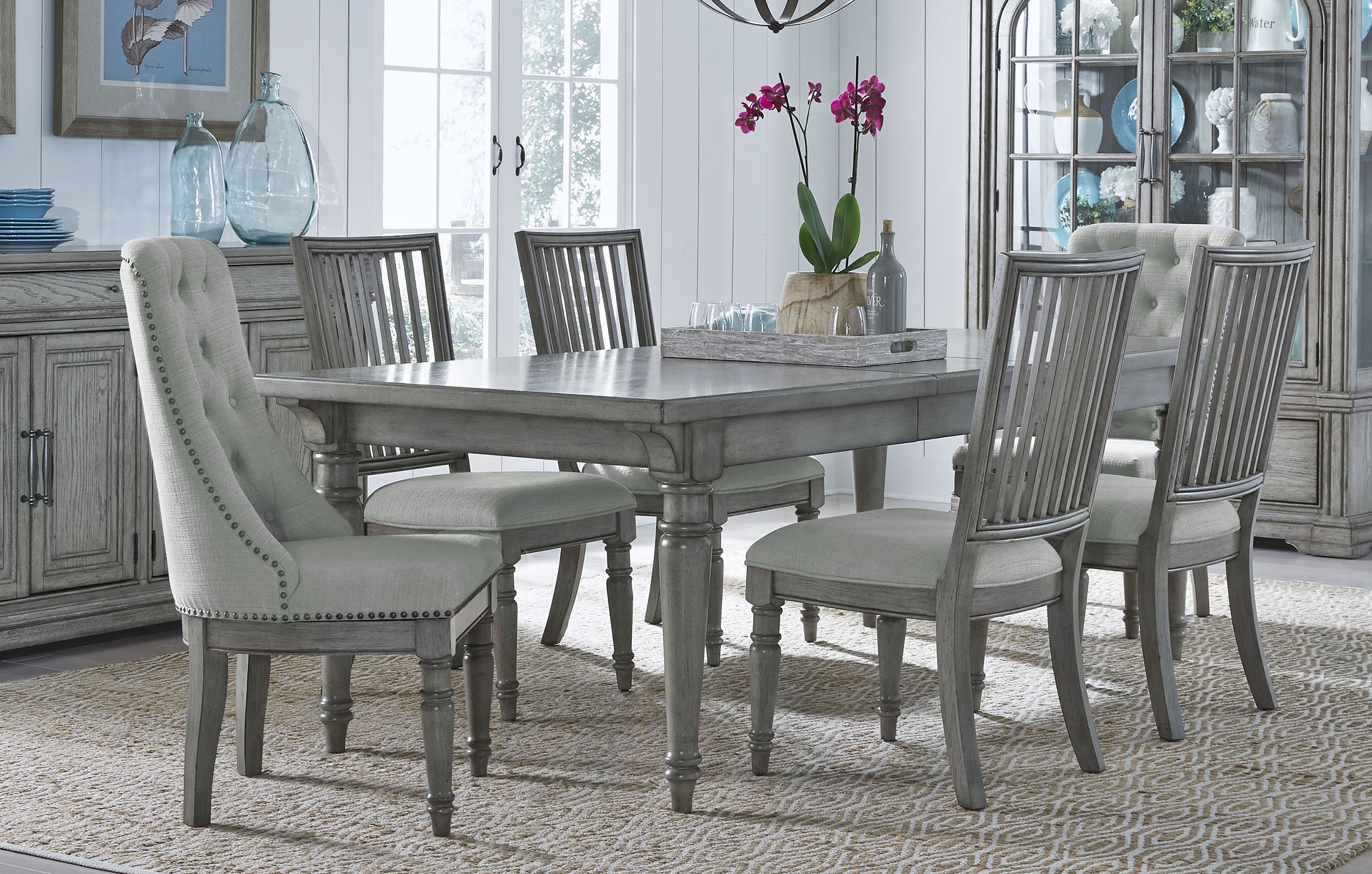 Pulaski Madison Ridge Gray 7pc Dining Room Set