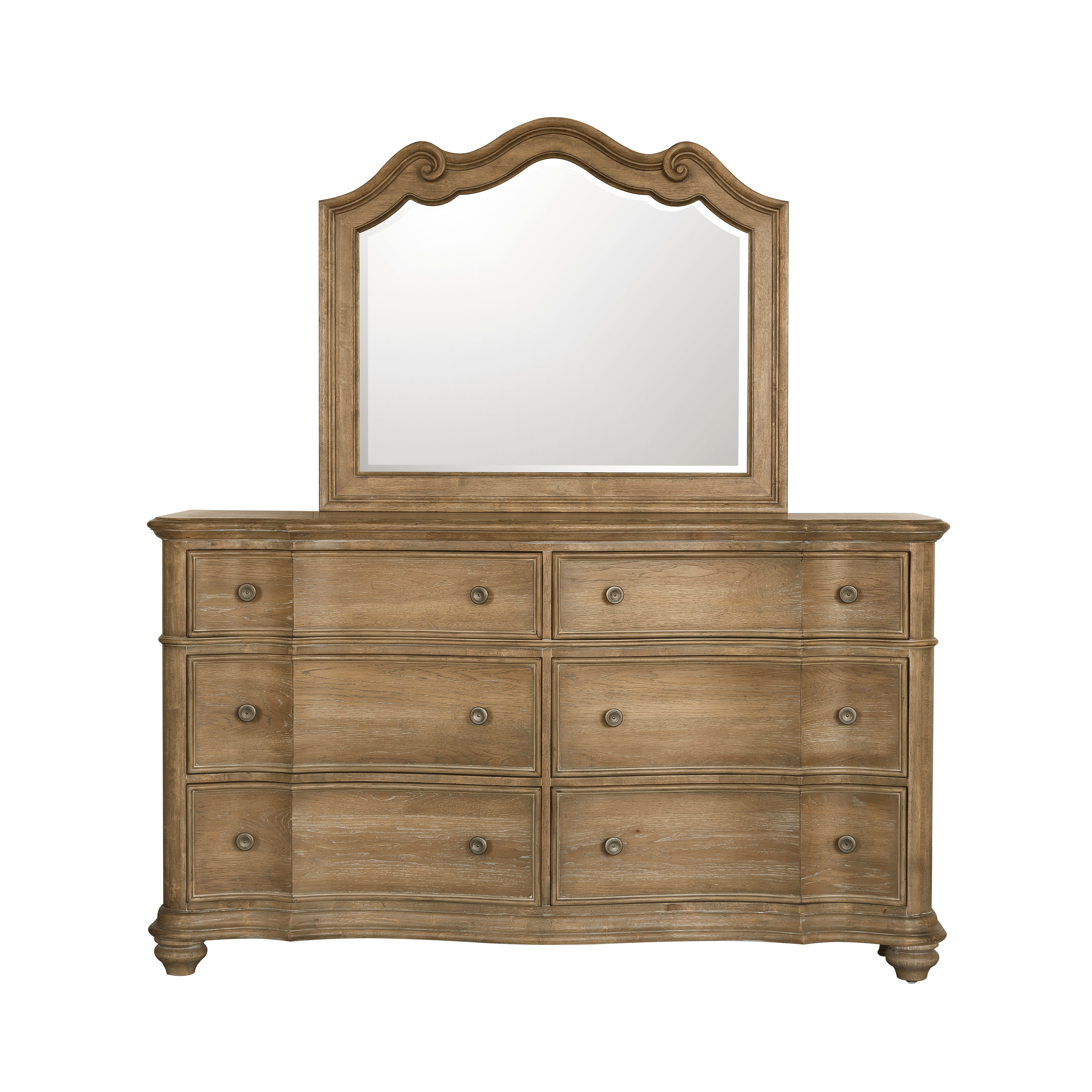 Pulaski Weston Hills Natural Dresser and Mirror