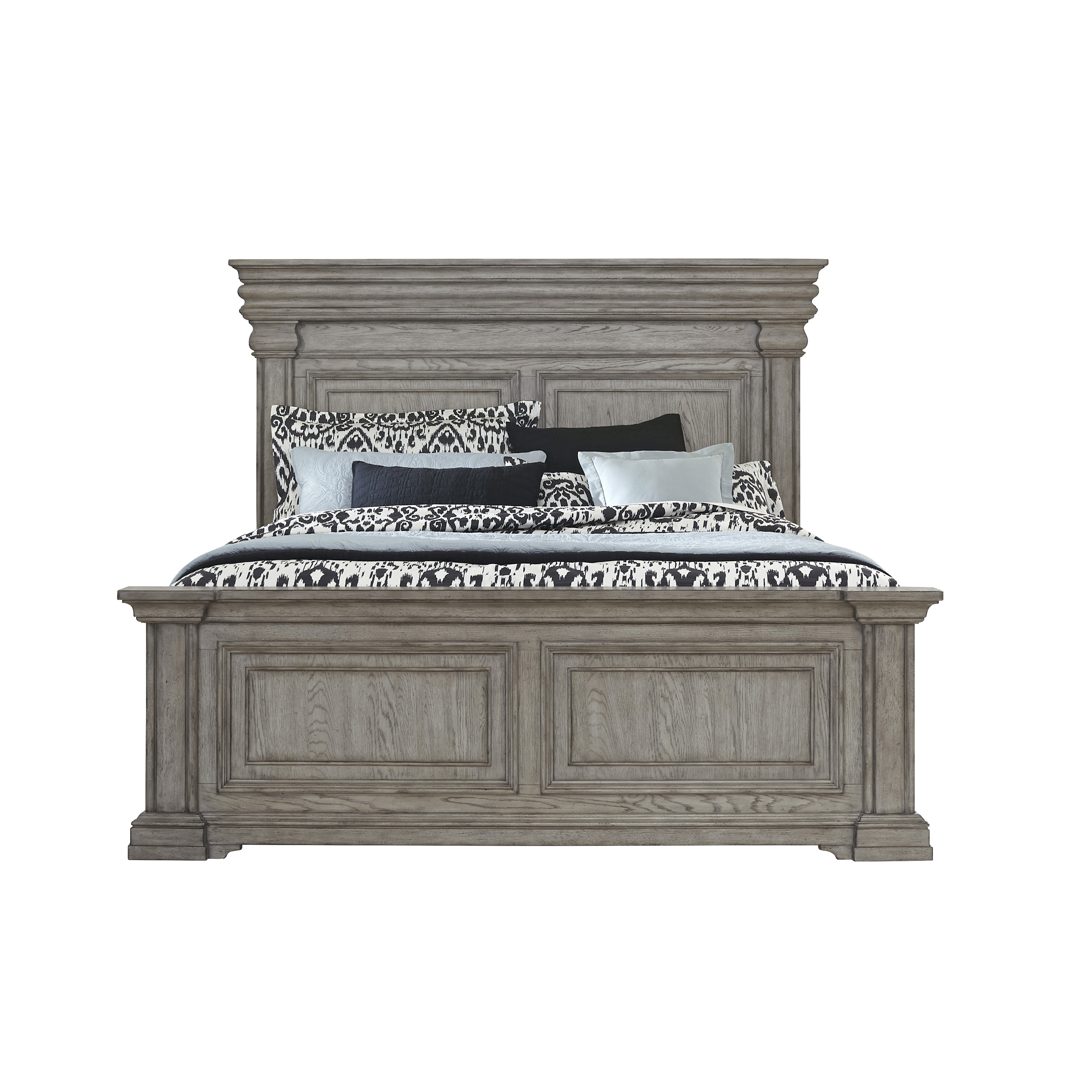 Pulaski Madison Ridge Taupe Grey Queen Panel Bed