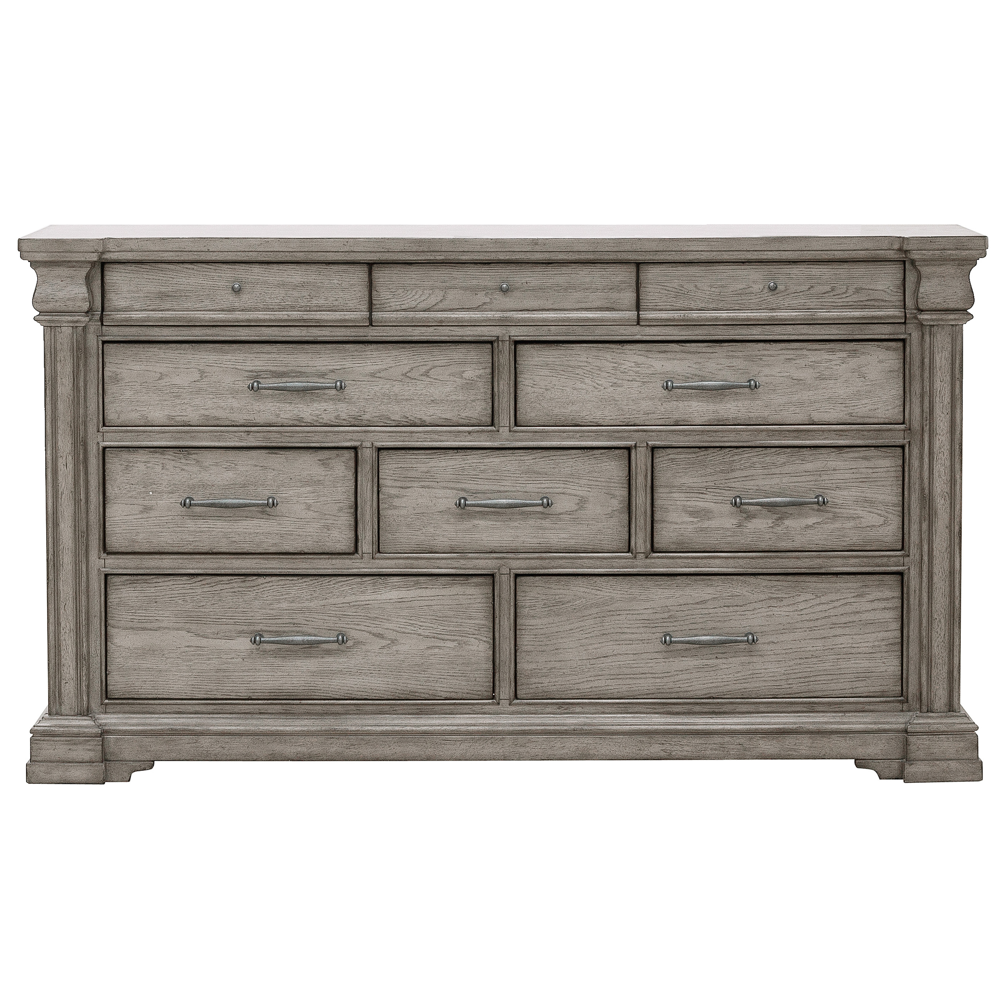 Pulaski Madison Ridge Taupe Grey 10 Drawers Dresser