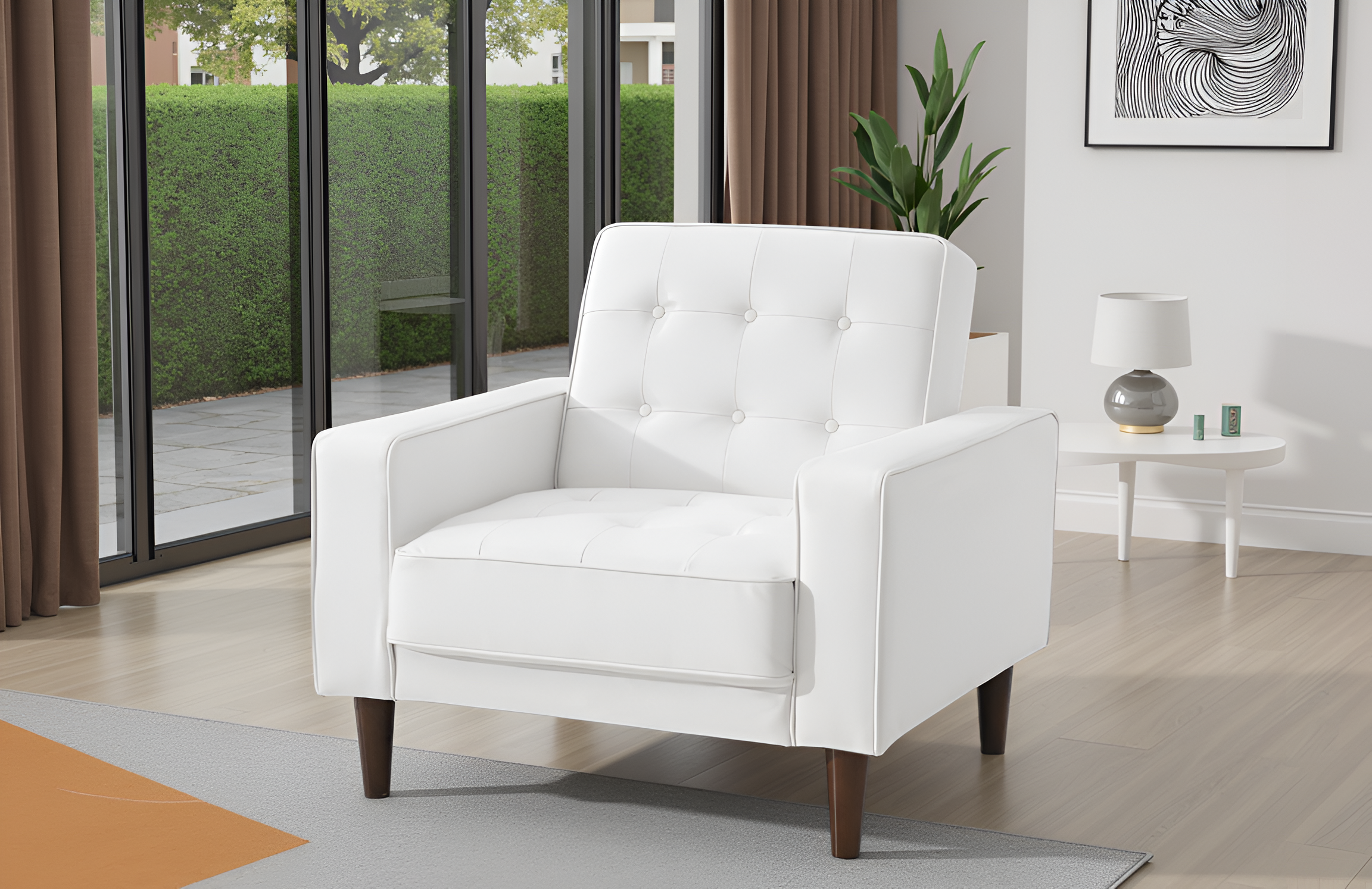 Elite Space Living Botkyrka White Chair Bed