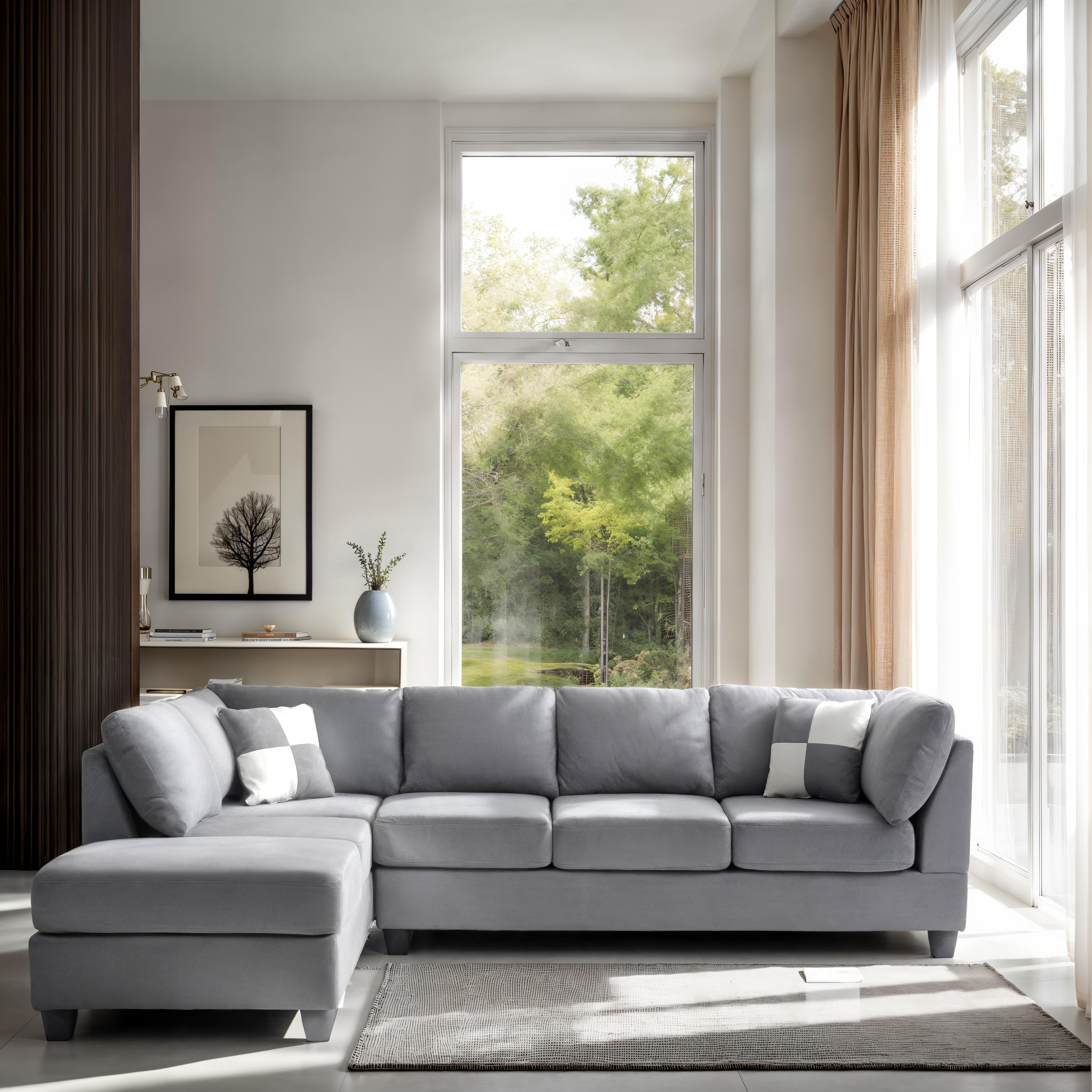 Elite Space Living Salisbury Gray Sectional