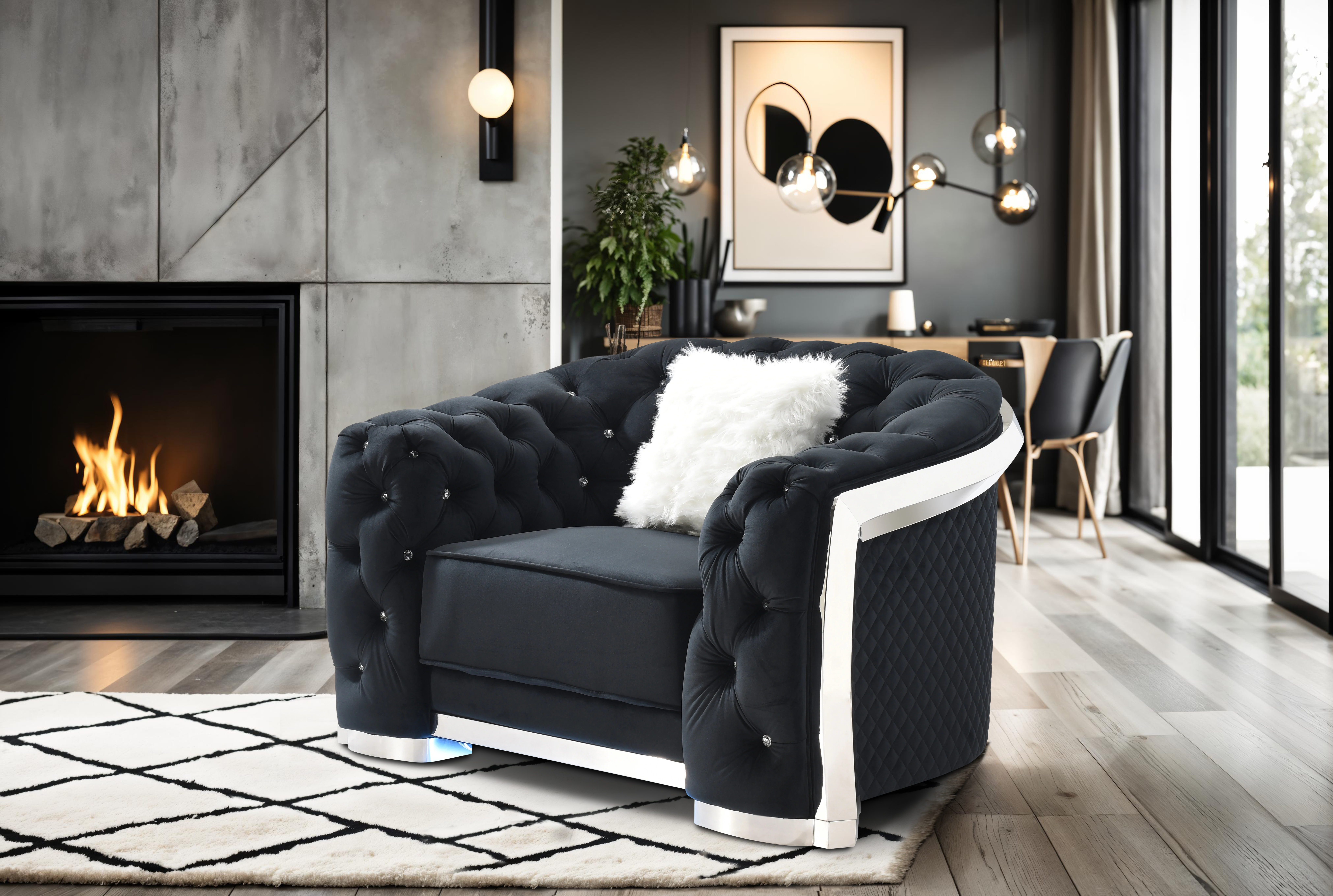 Elite Space Living Wroclaw Black Chair