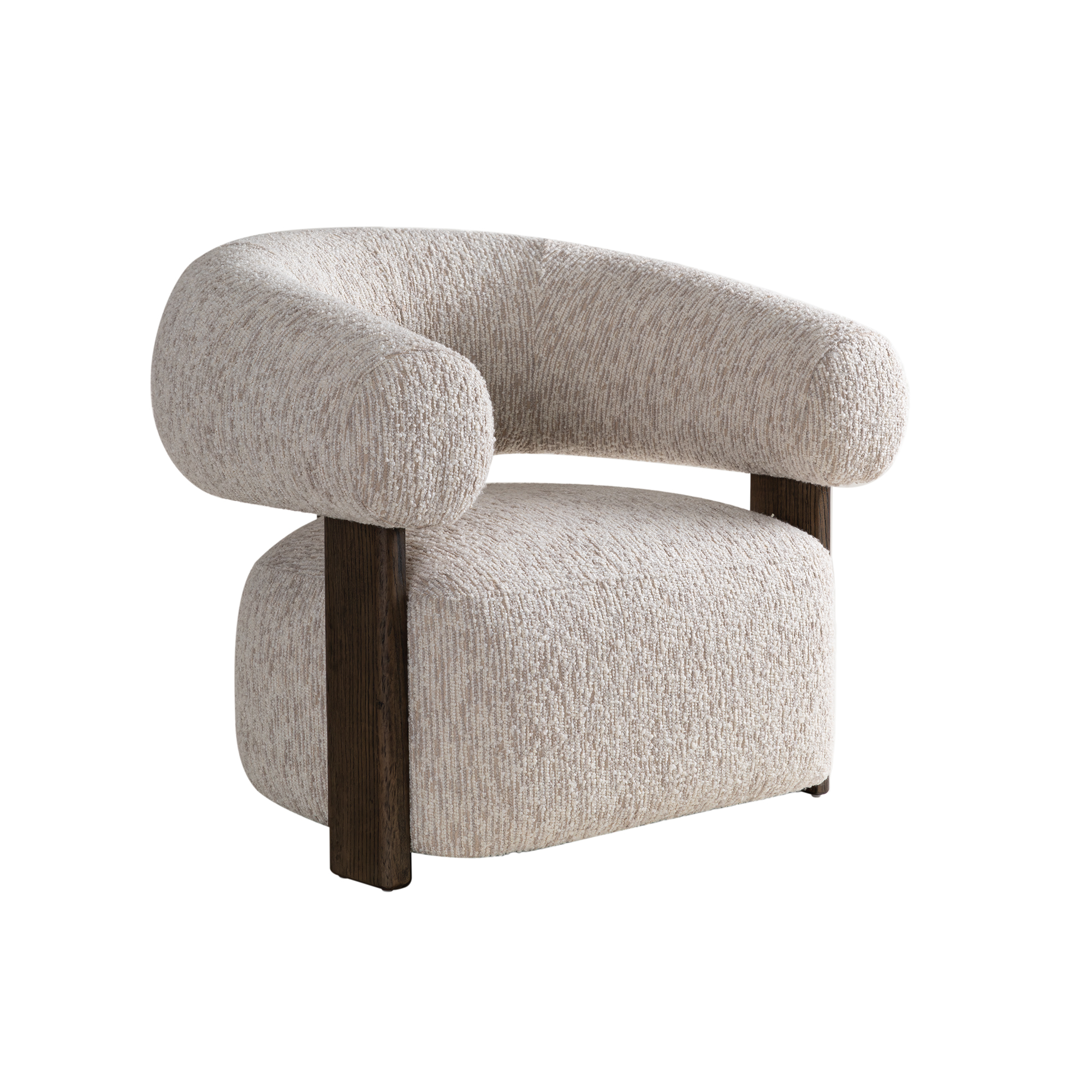 Salted Oak Brea Beige Accent Chair