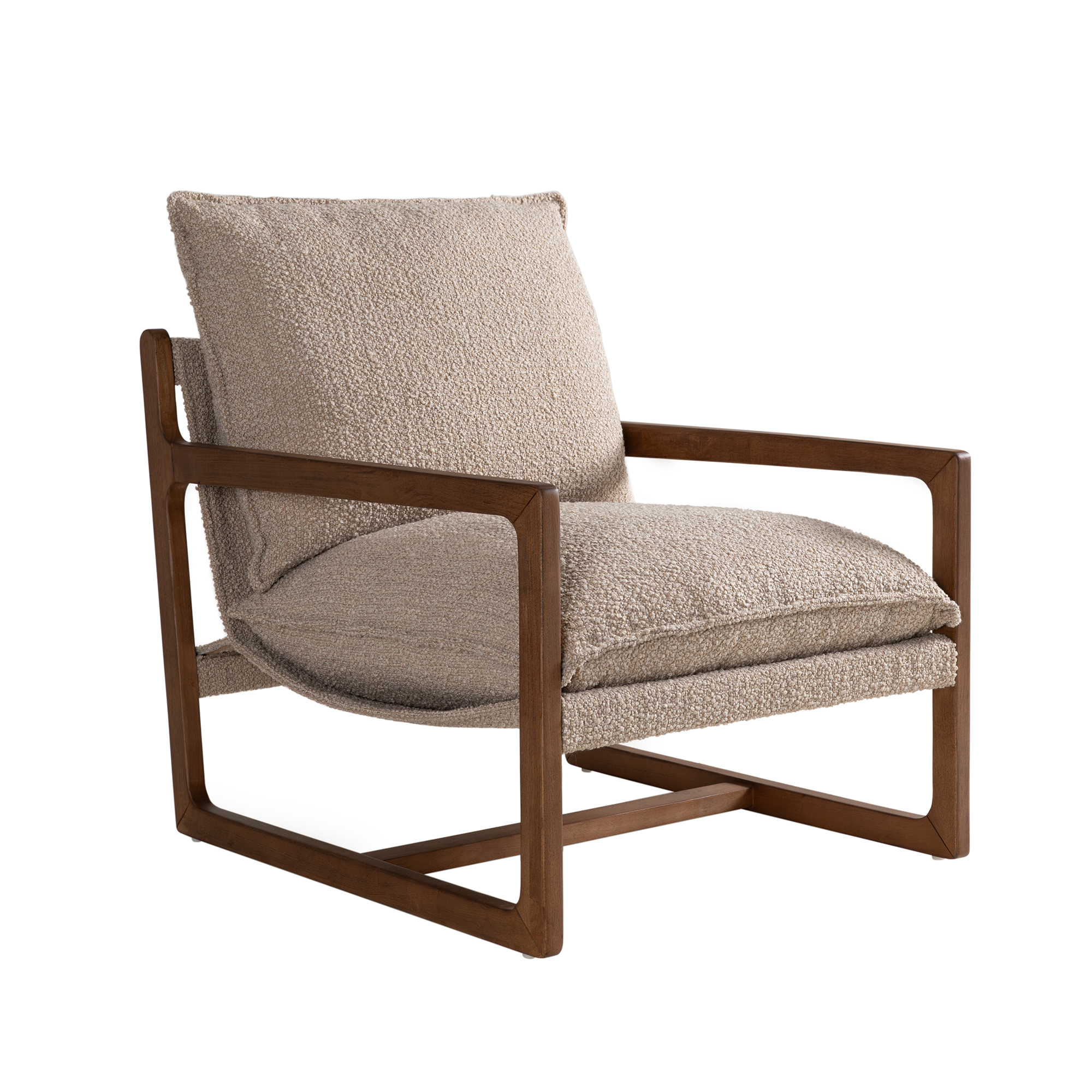 Salted Oak Hollister Brown Accent Chair