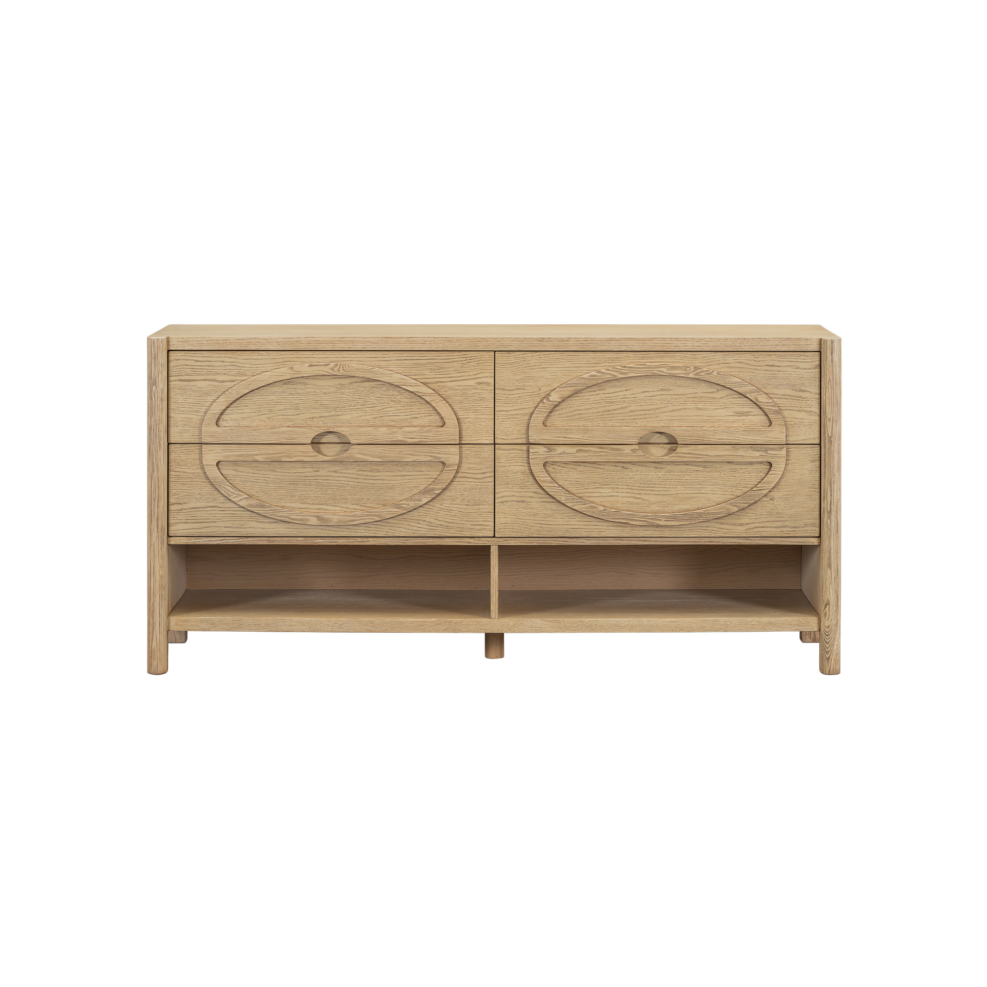 Salted Cypress Natural Oak 68 Inch Dresser