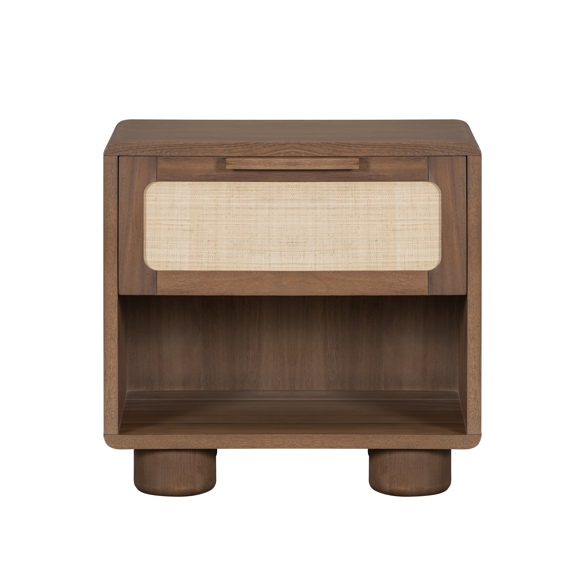 Salted Oak Madera Mocha Drawer 18 Inch Nightstand