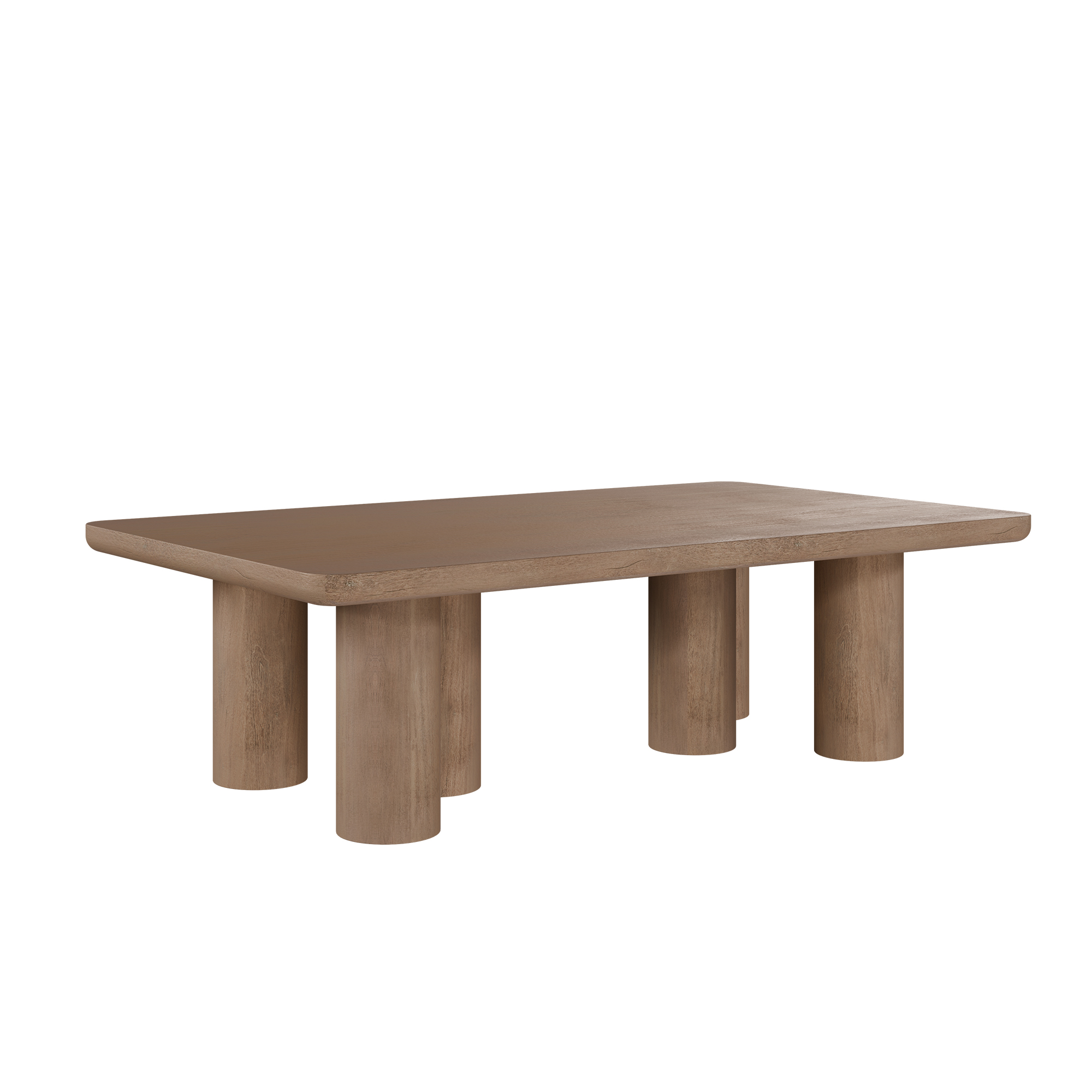 Salted Presidio Oak 54 Inch Coffee Table