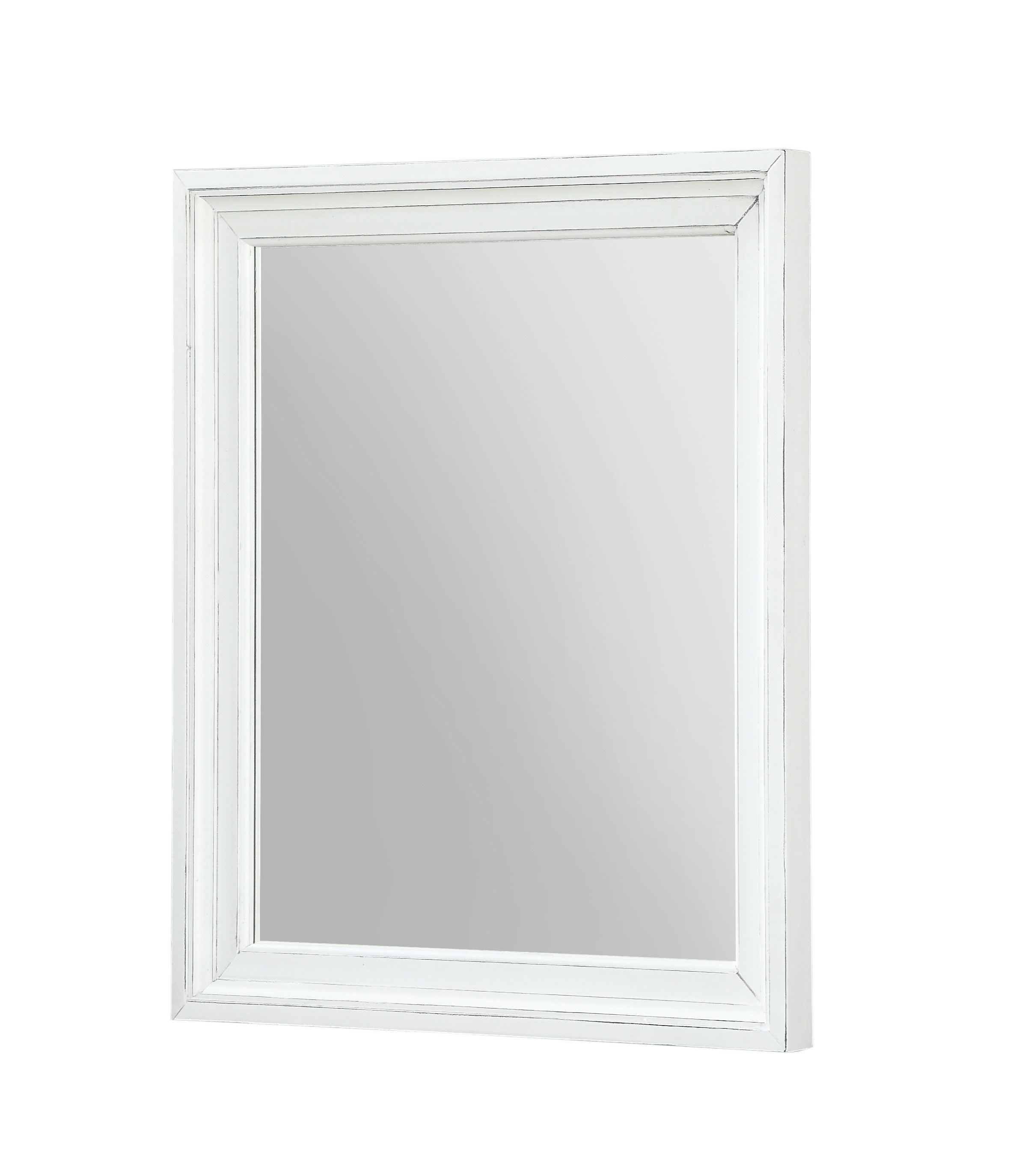 Sea Winds Islamorada White Wood Mirror