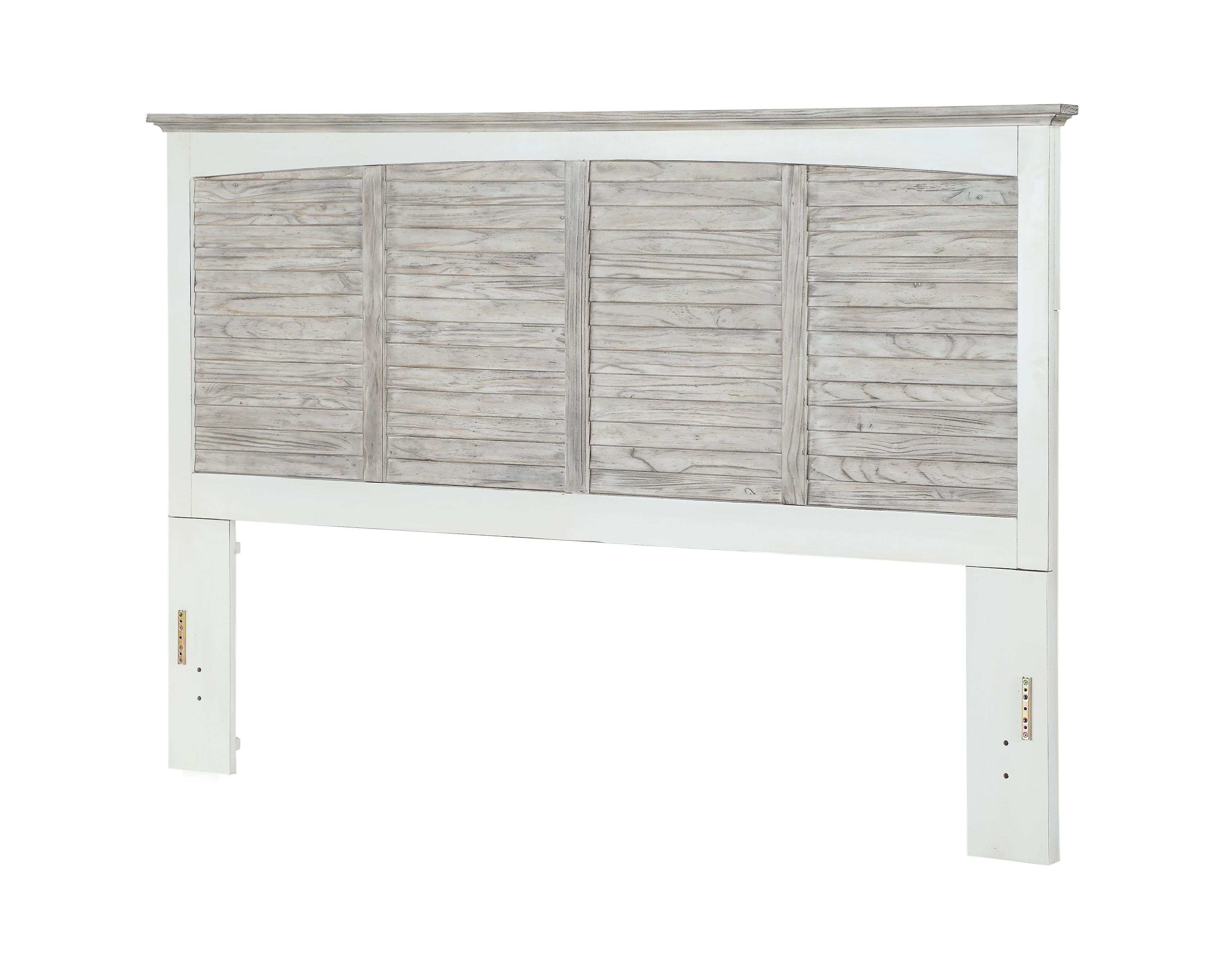 Sea Winds Islamorada Gray White King Headboard