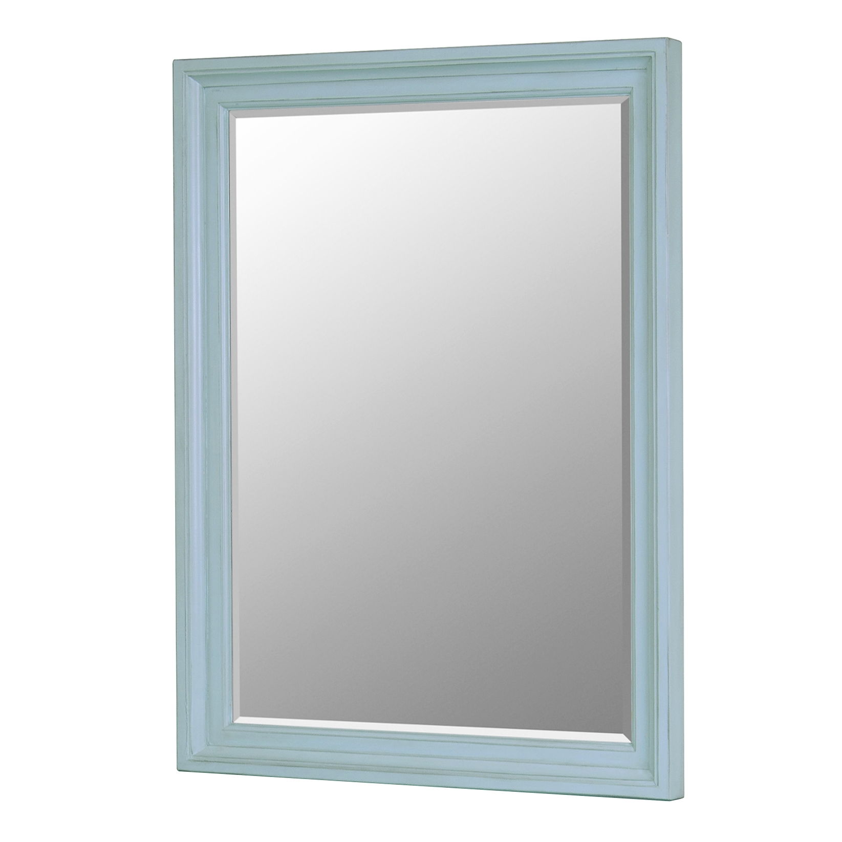 Sea Winds Monaco Blue Wood Mirror