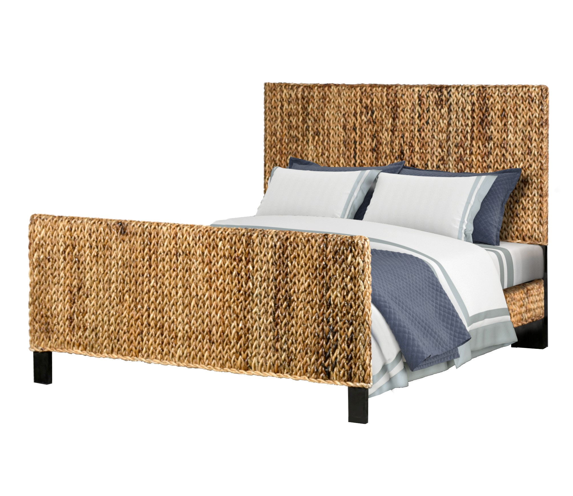 Sea Winds Island Breeze Natural Maui King Panel Bed
