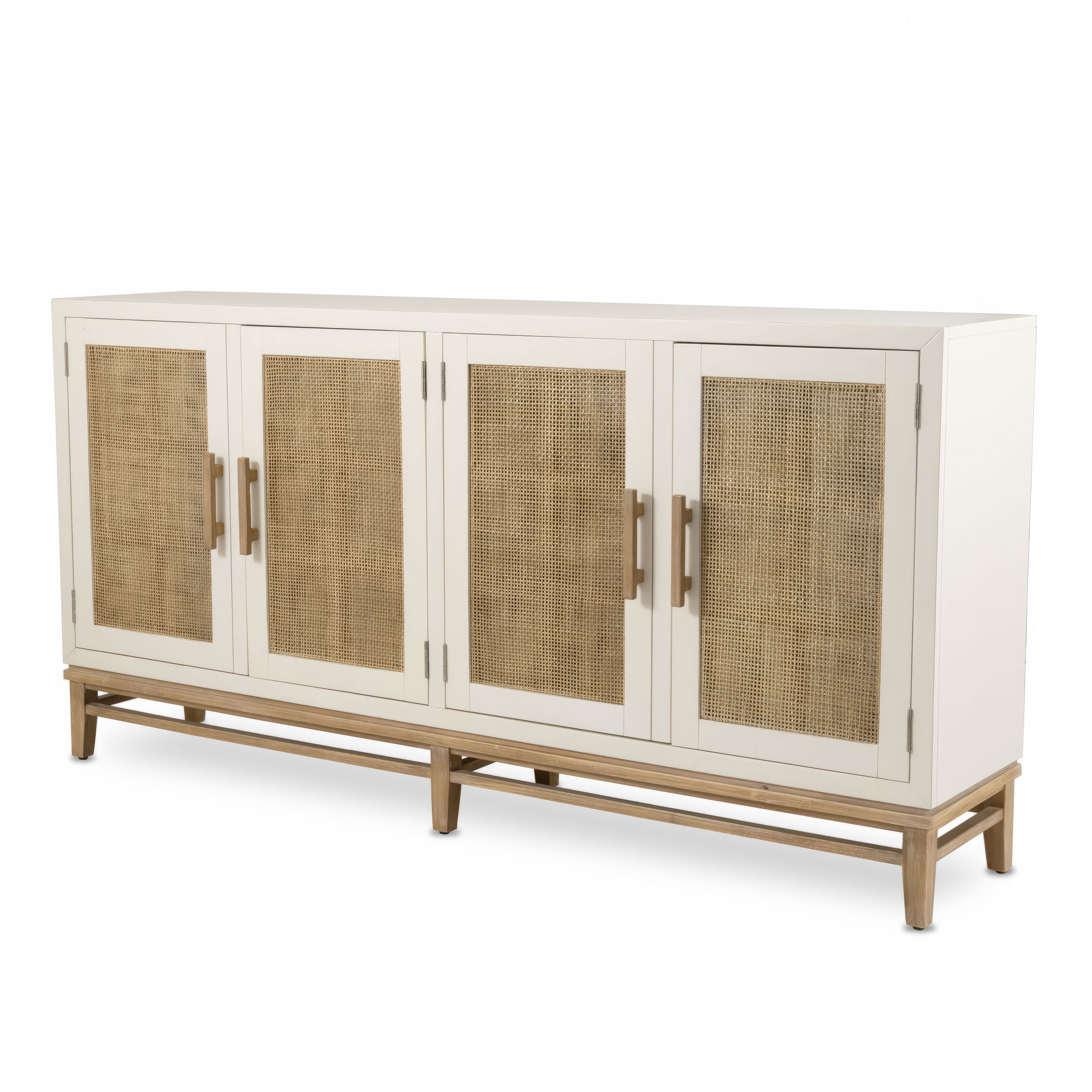 Sea Winds Venice White 4 Door Credenza