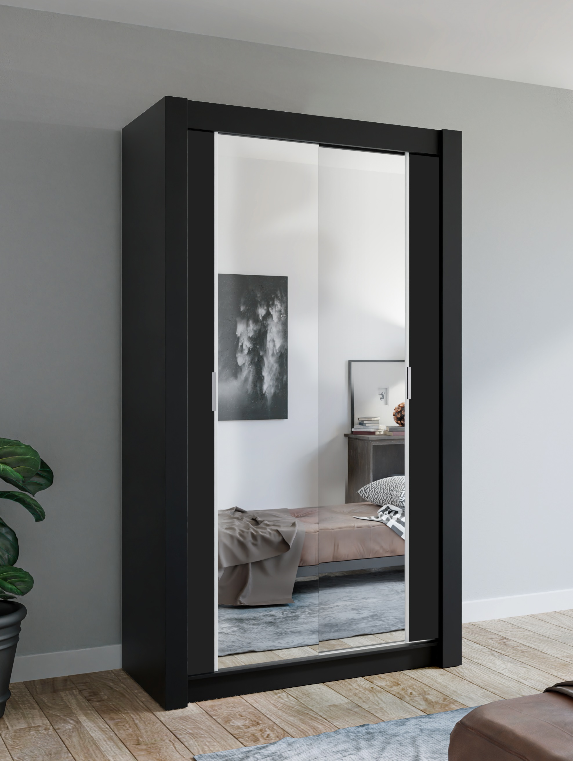Skyler Designs Chico 36 Black Armoire