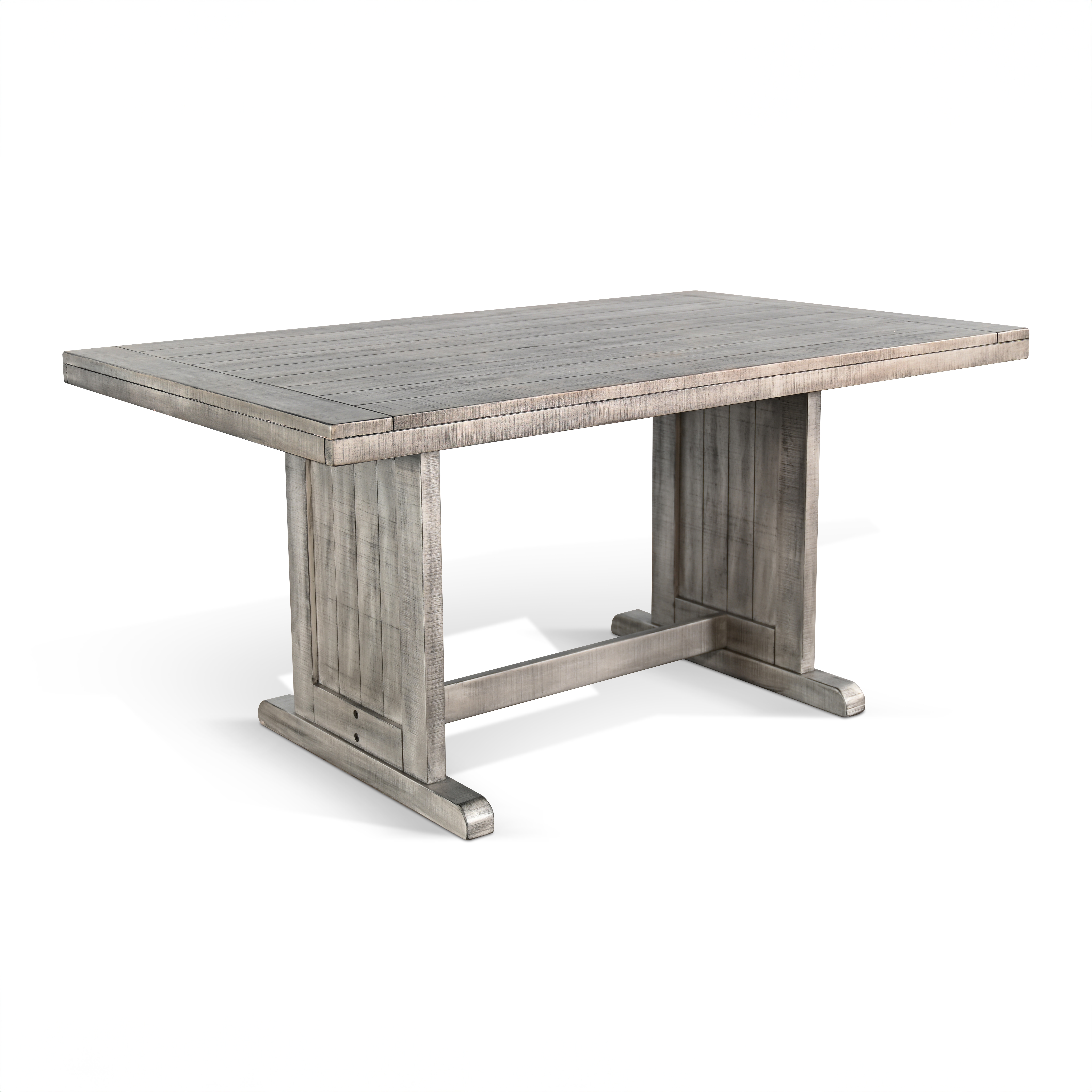Purity Craft Alpine Gray Rectangular Dining Table