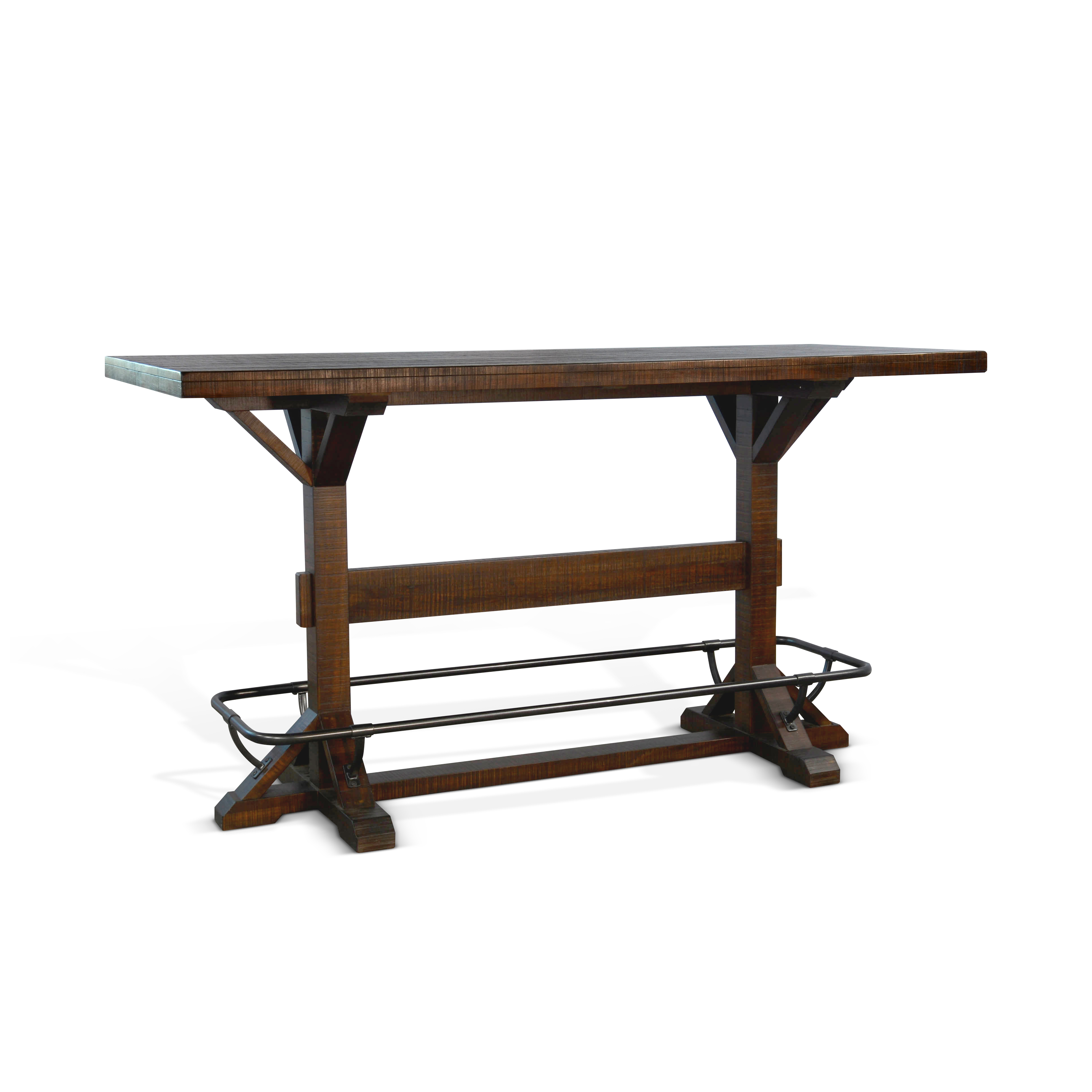 Purity Craft Homestead Tobacco Rectangular Pub Table