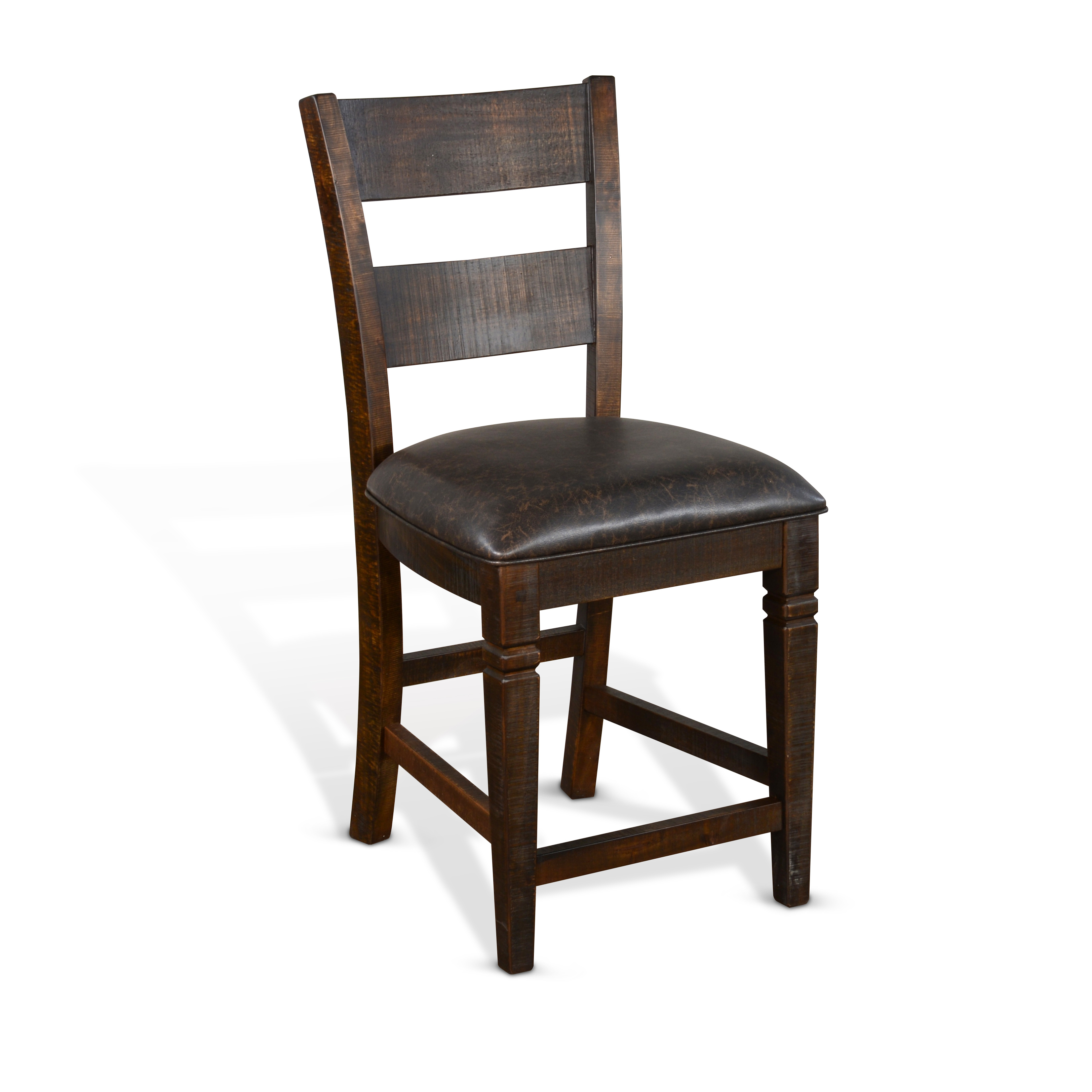 2 Purity Craft Homestead Tobacco Ladderback Barstools