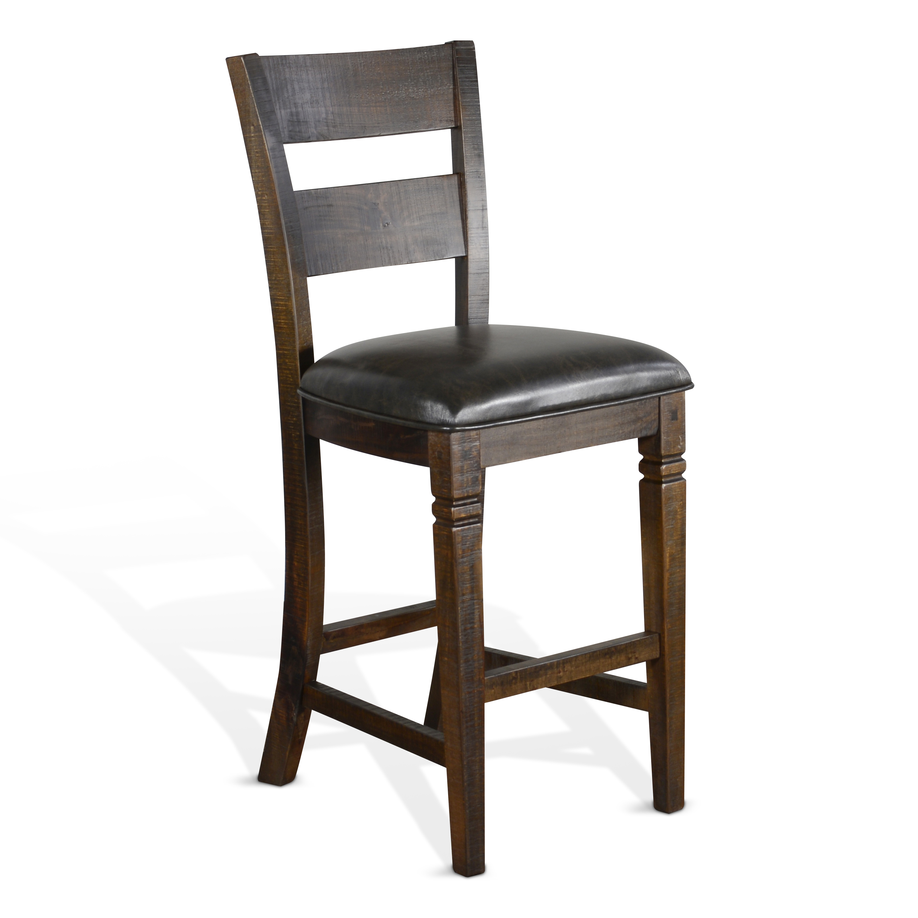 2 Purity Craft Homestead Tobacco Bar Ladderback Barstools