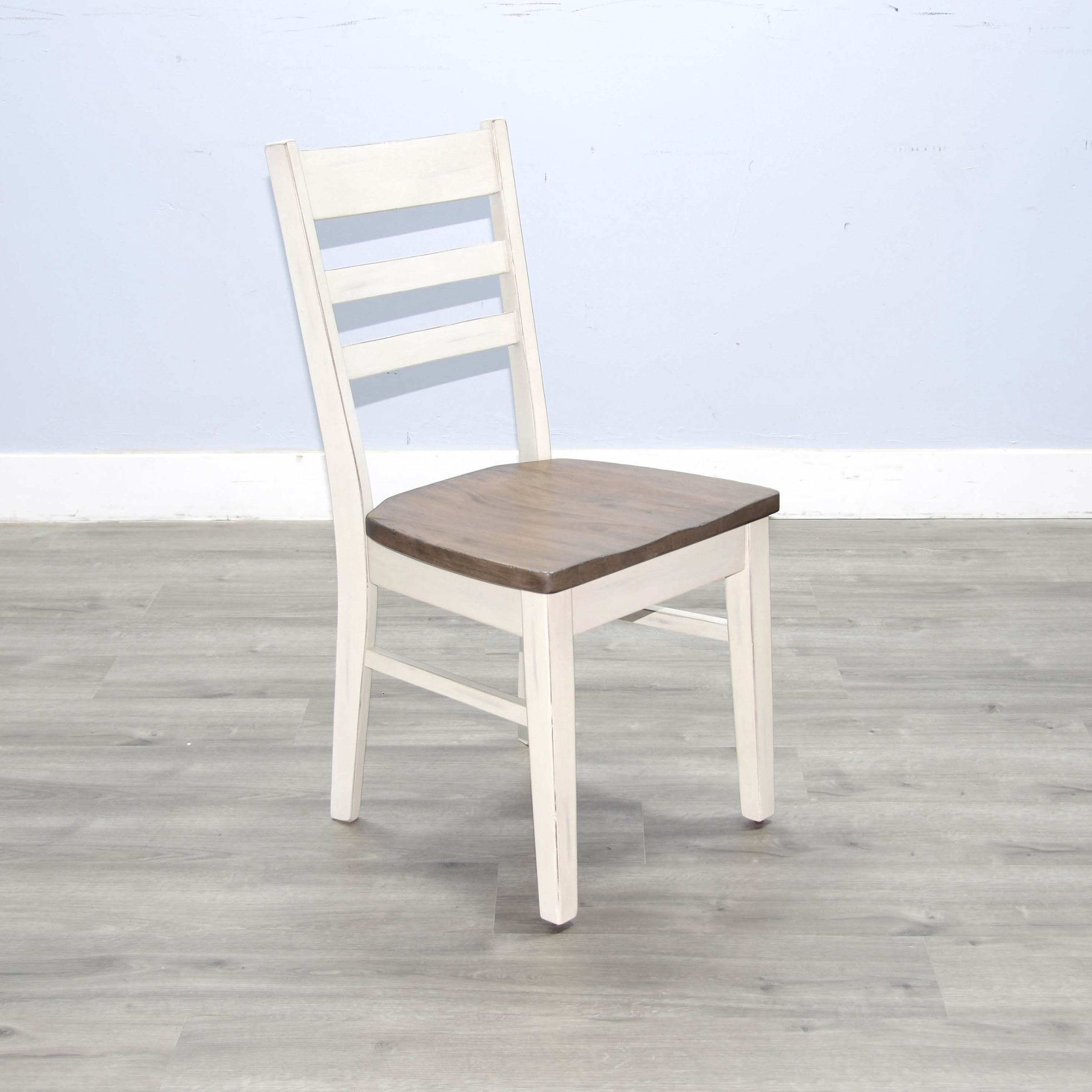 Purity Craft Ladderback Chair, Wood Seat (Set of 2)