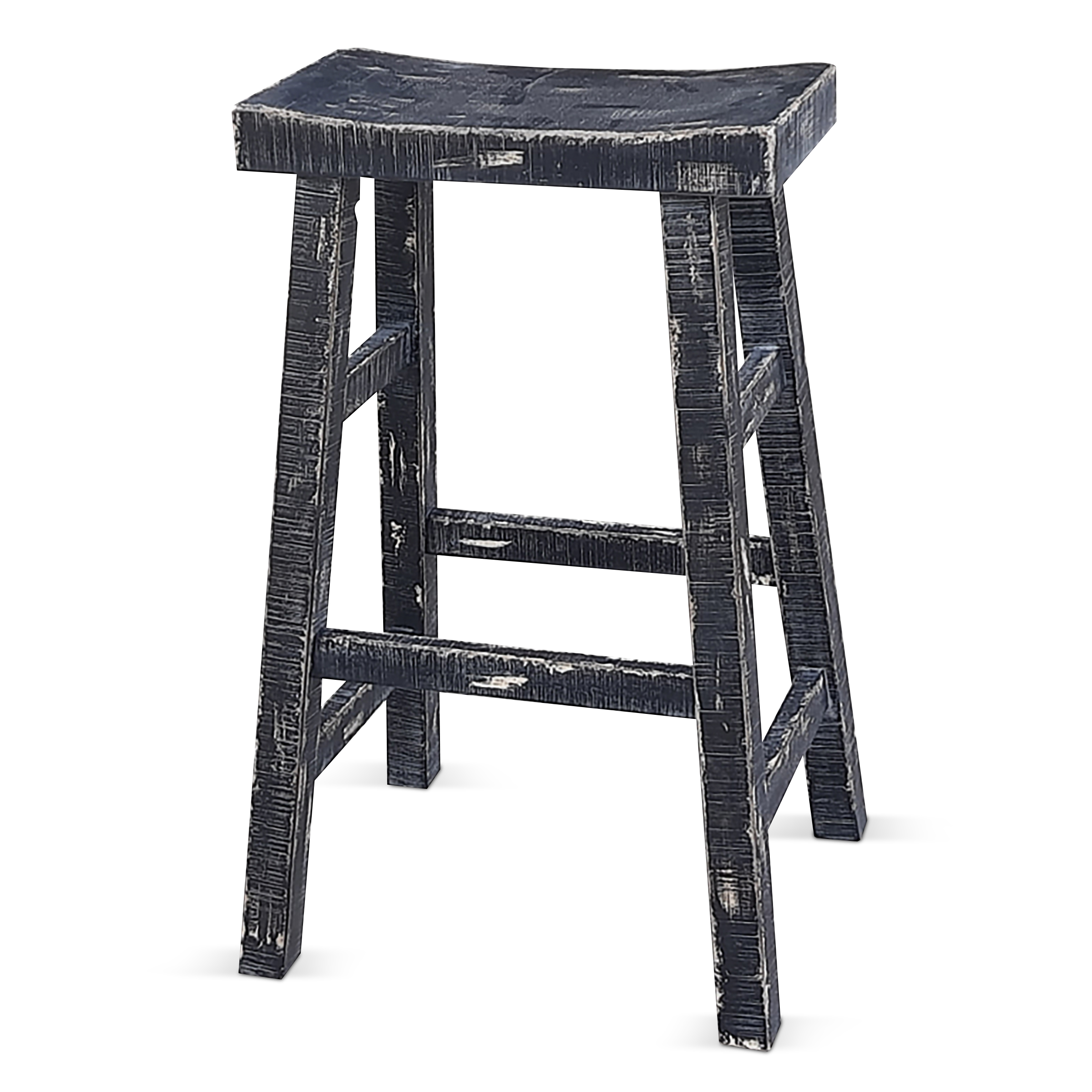 2 Purity Craft Marina Black Sand Bar Saddle Seat Stools