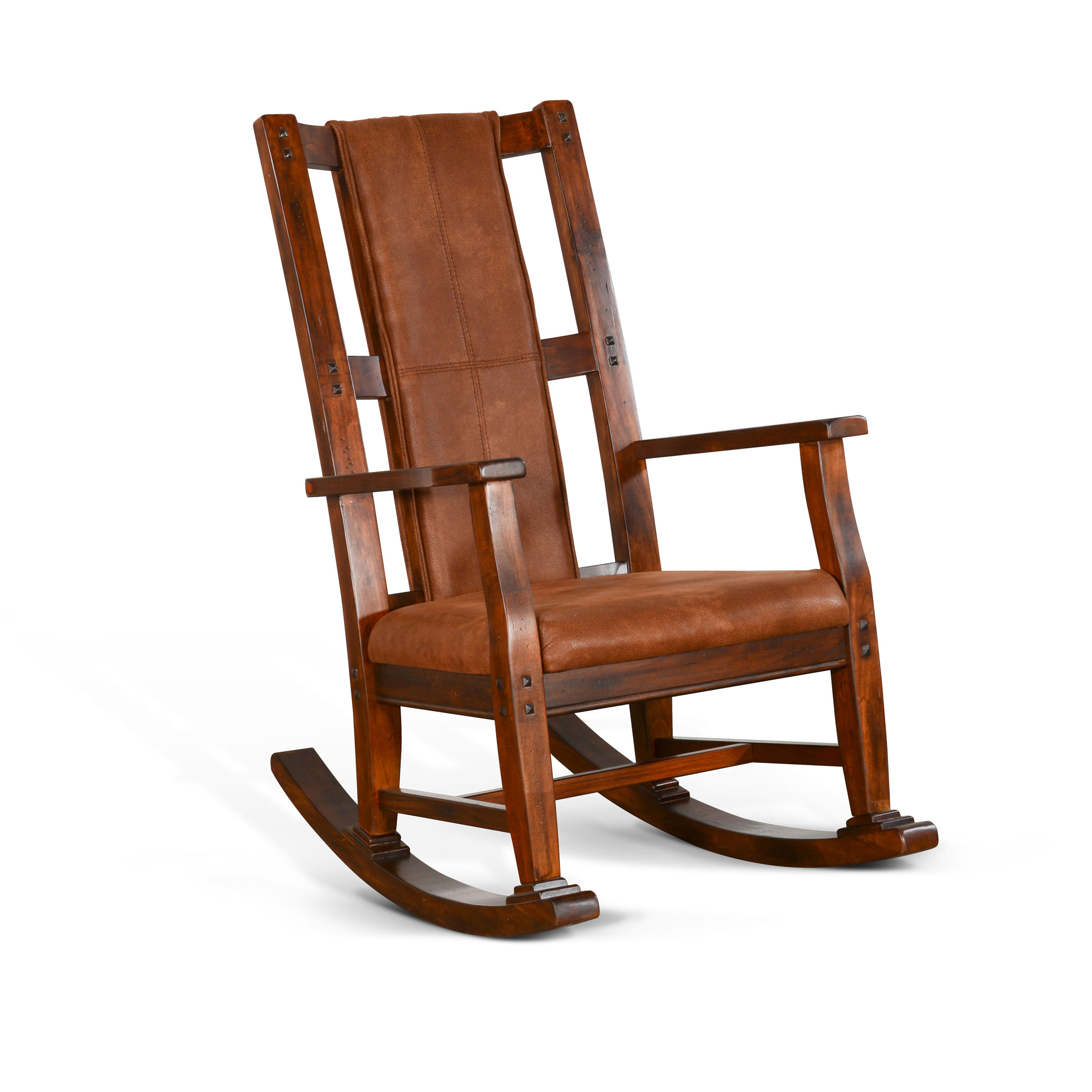 Purity Craft Santa Fe Dark Chocolate Rocker with Cushion Seat