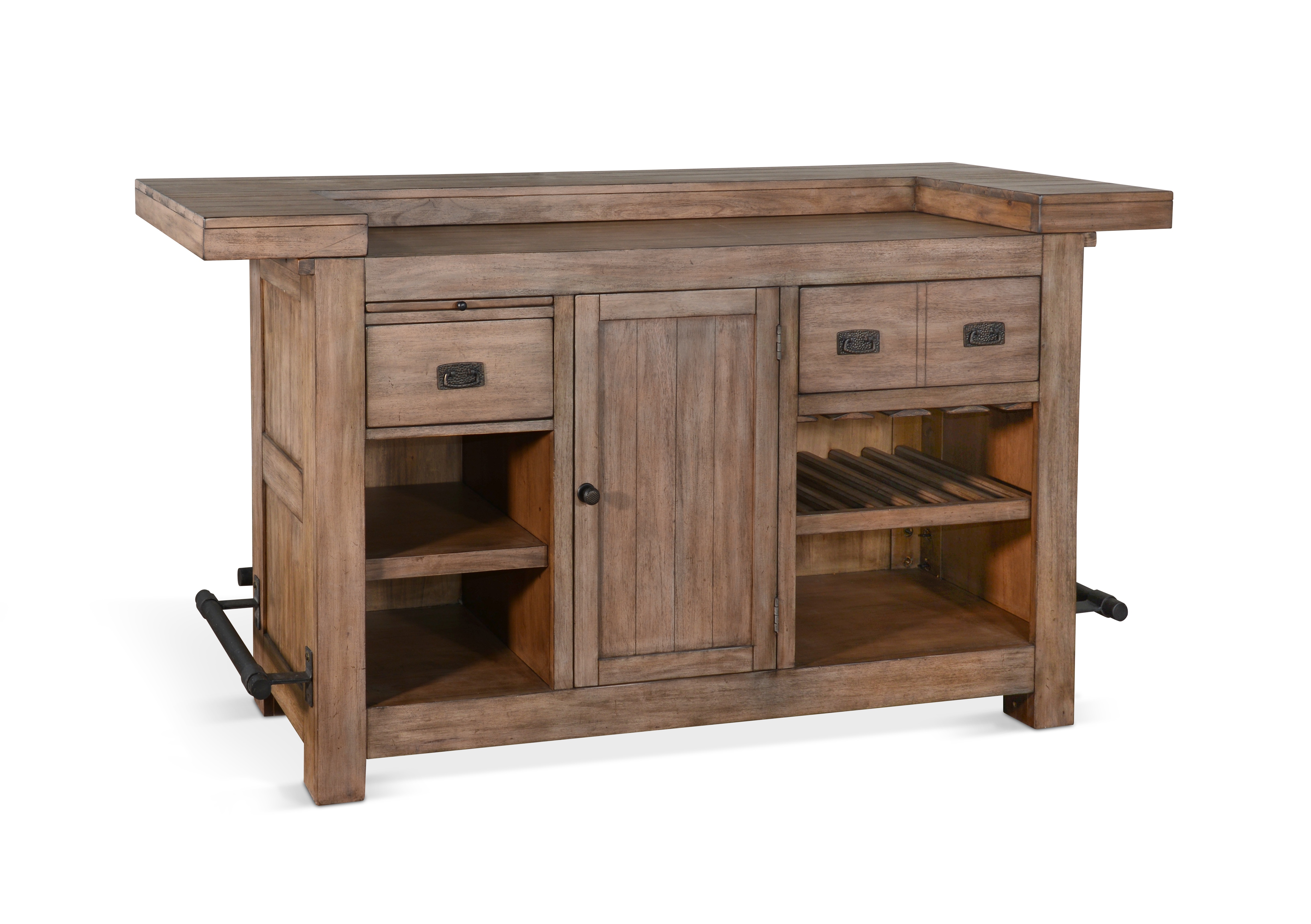 Purity Craft Doe Valley Buckskin 80 Inch Home Bar Table