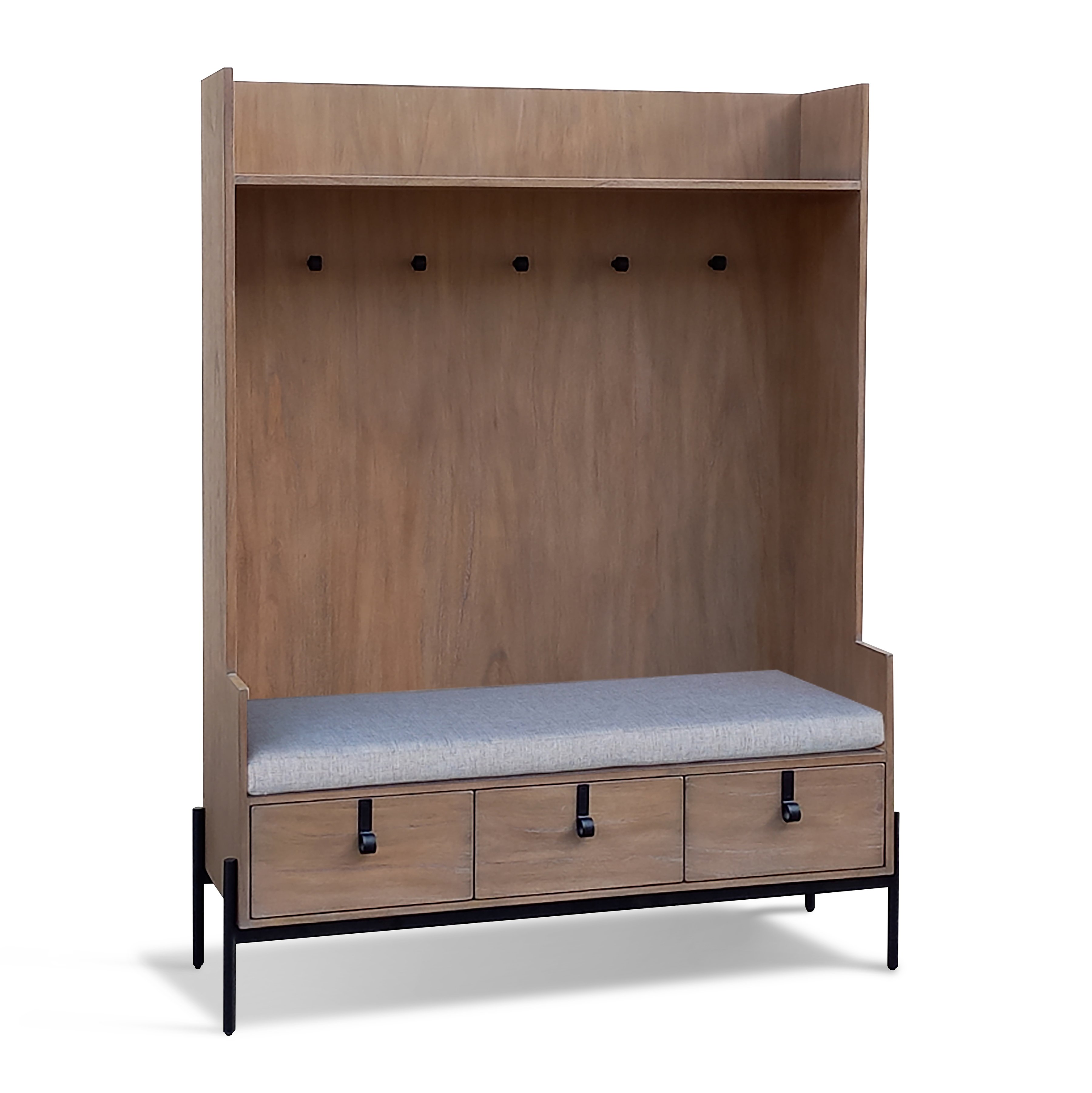 Purity Craft Alyssa Oak Bench Hall Tree