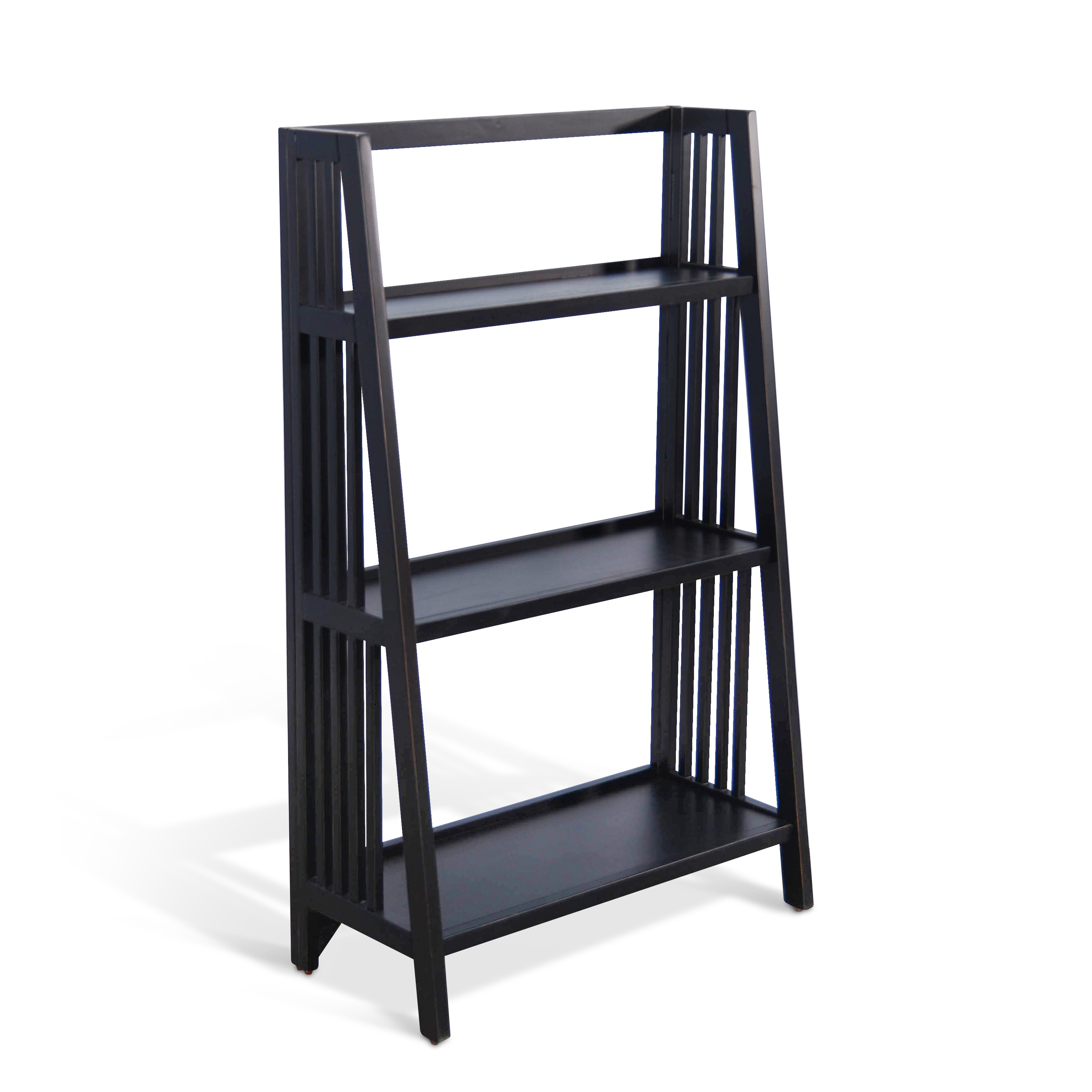 Purity Craft Scottsdale Black Walnut 48 Inch Folding Bookcase