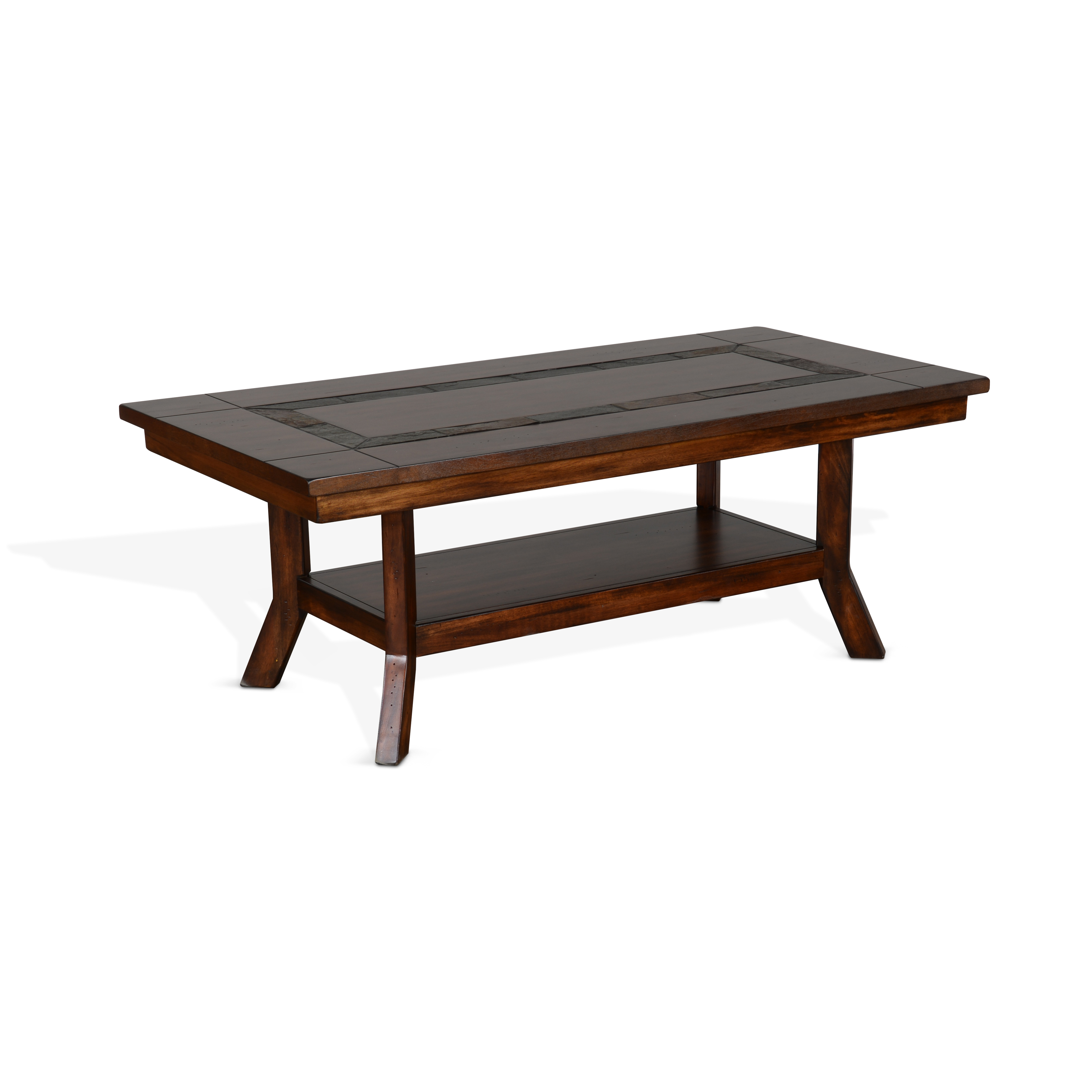 Purity Craft Santa Fe Dark Chocolate 48.5 Inch Coffee Table