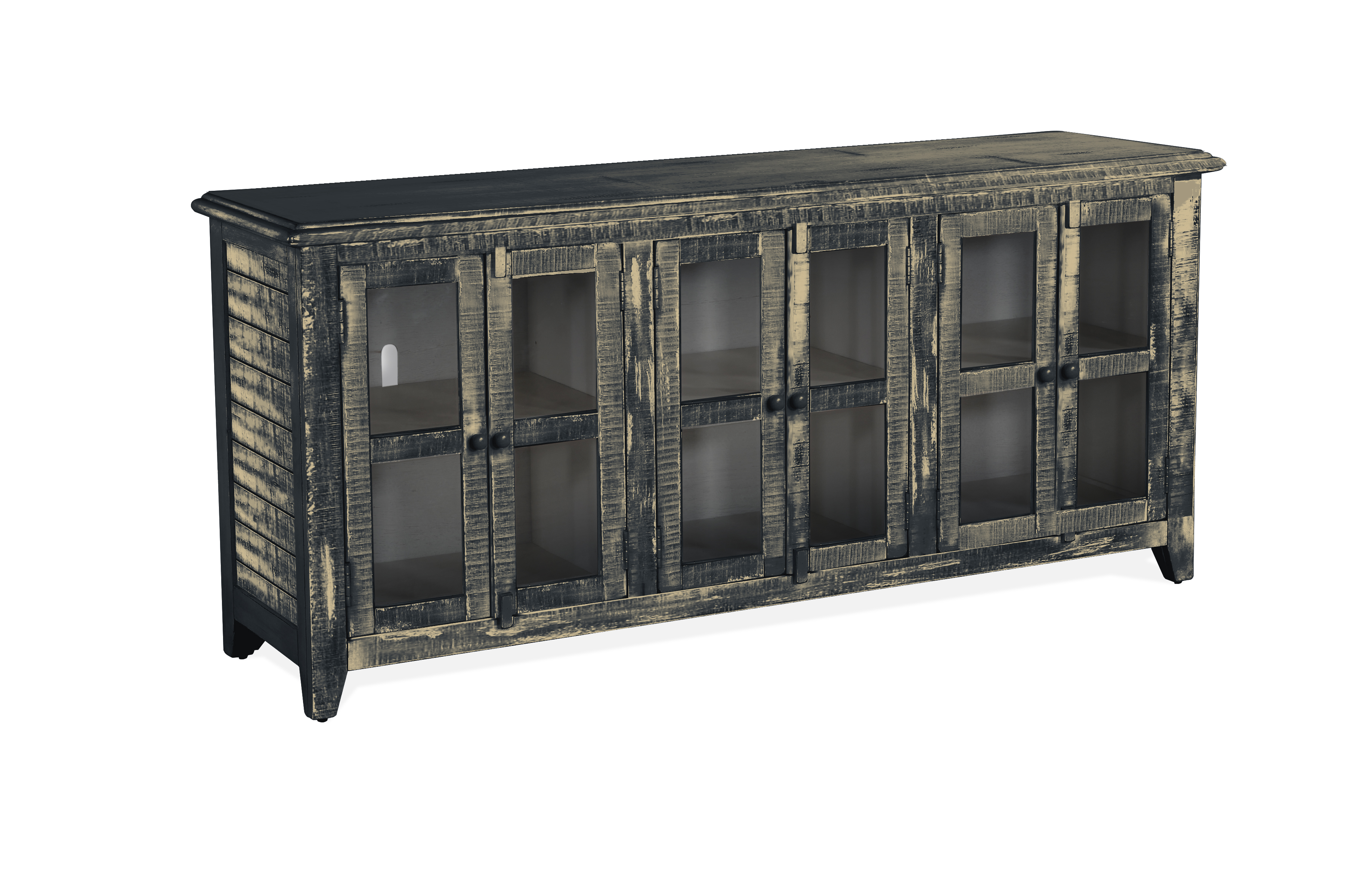 Purity Craft Marina Black Sand 70 Inch TV Console