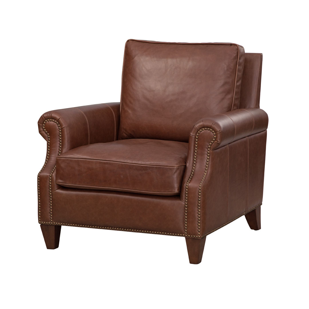 Spectra Home Shelley Chaps Havana Brown Chair