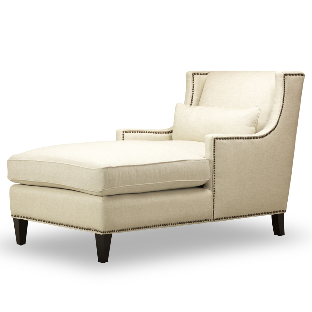 Spectra Home Ava Tribecca Natural Chaise Lounge
