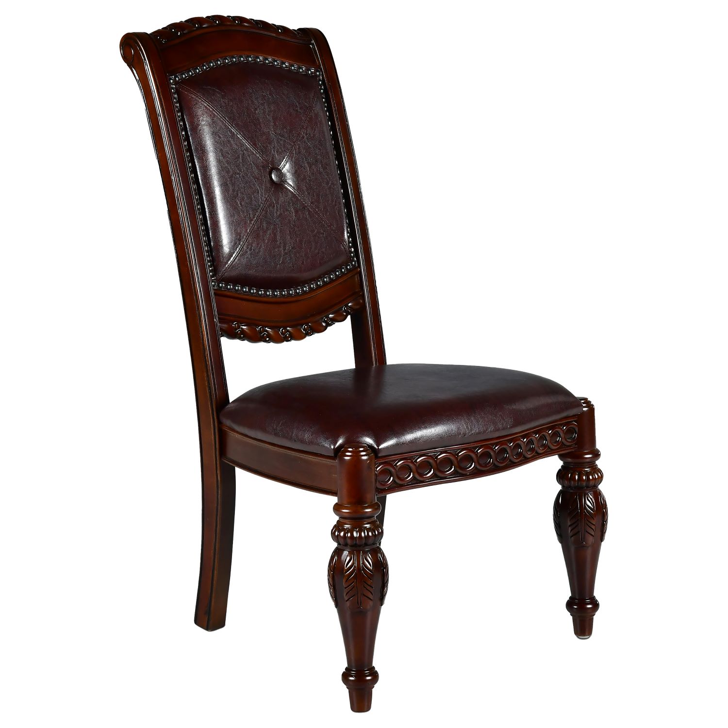 2 Steve Silver Antoinette Brown Cherry Side Chairs