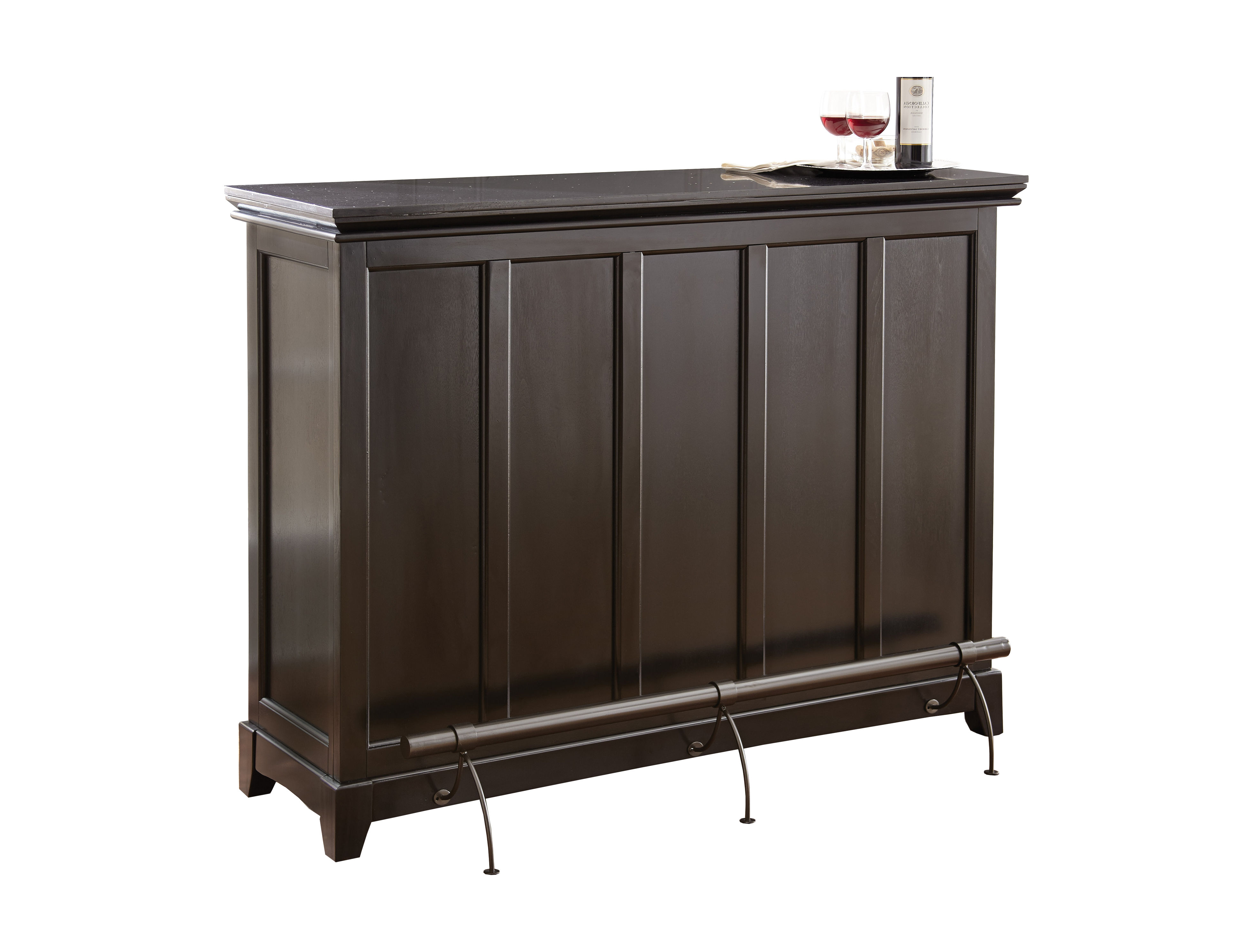 Steve Silver Garcia Ebony Silverstone Top Counter Table