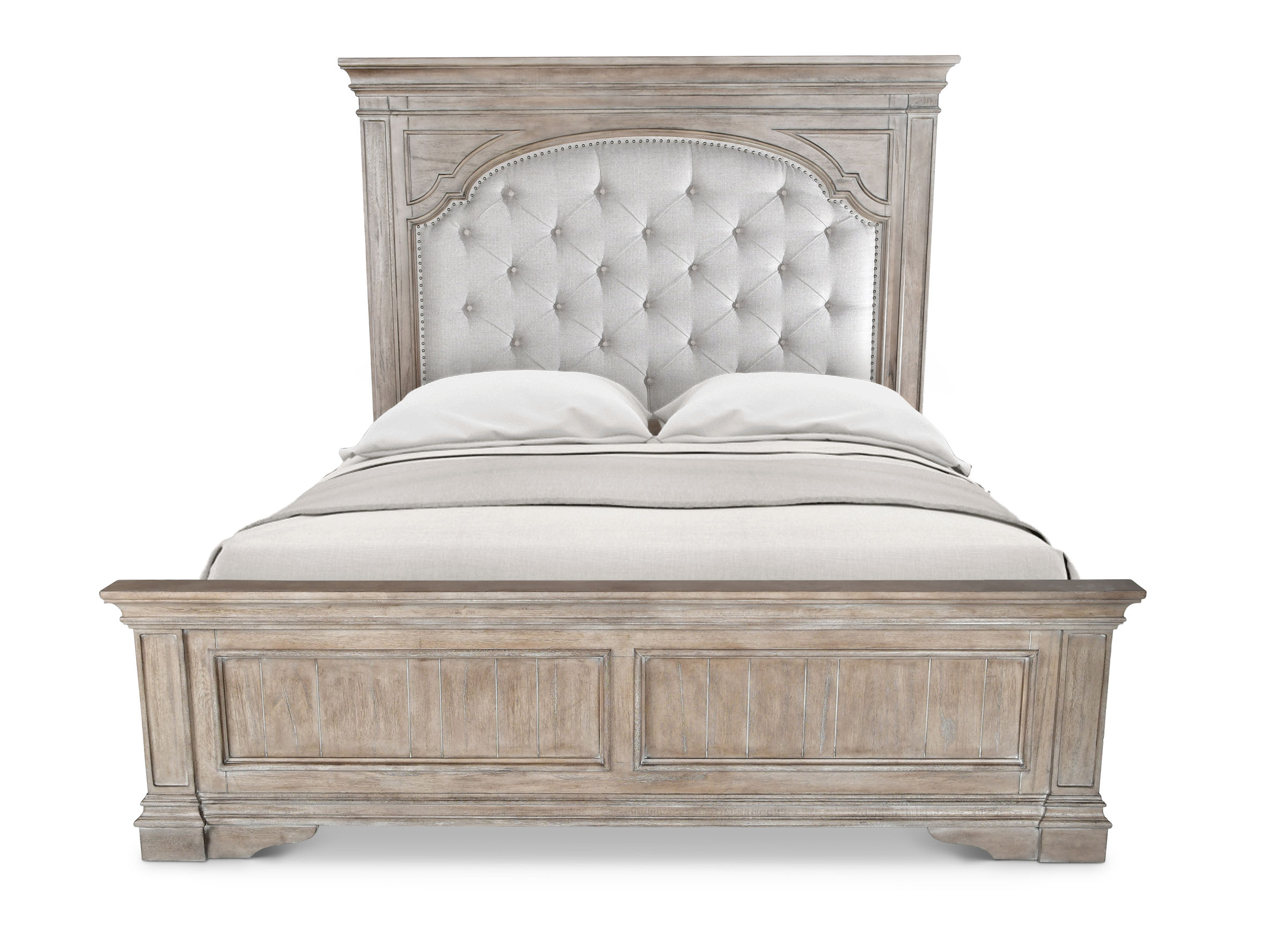 Steve Silver Highland Park Waxed Driftwood Queen Bed