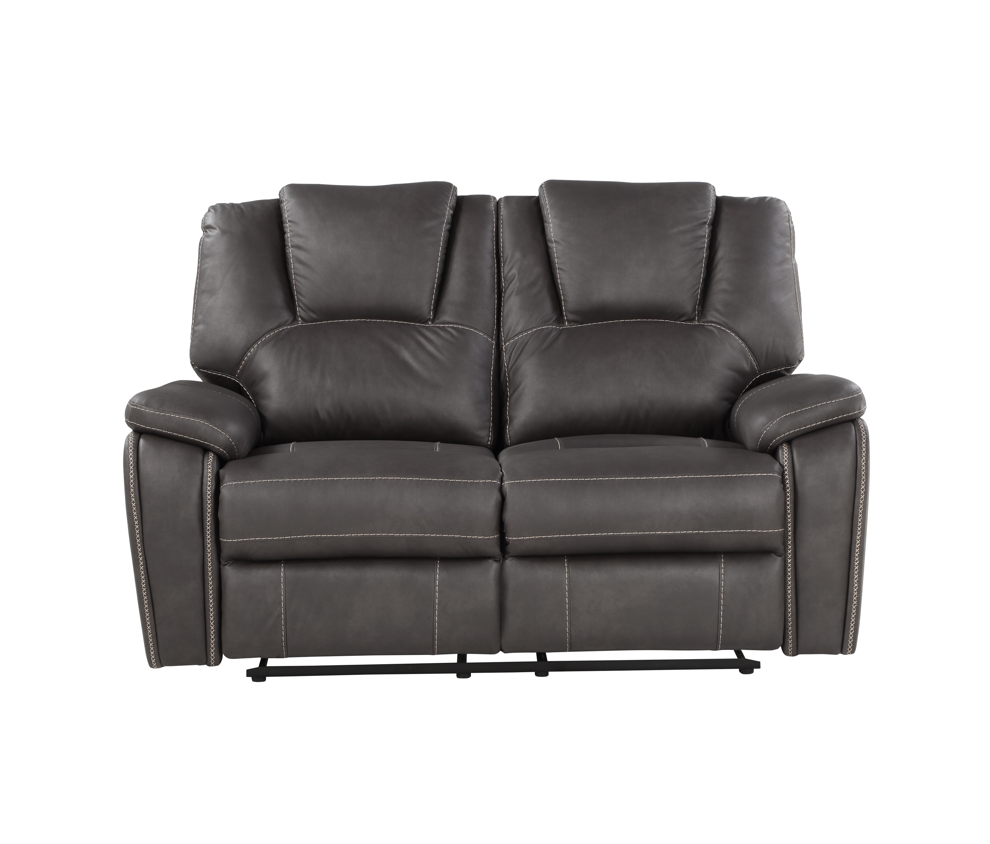 Katrine Charcoal Manual Loveseat