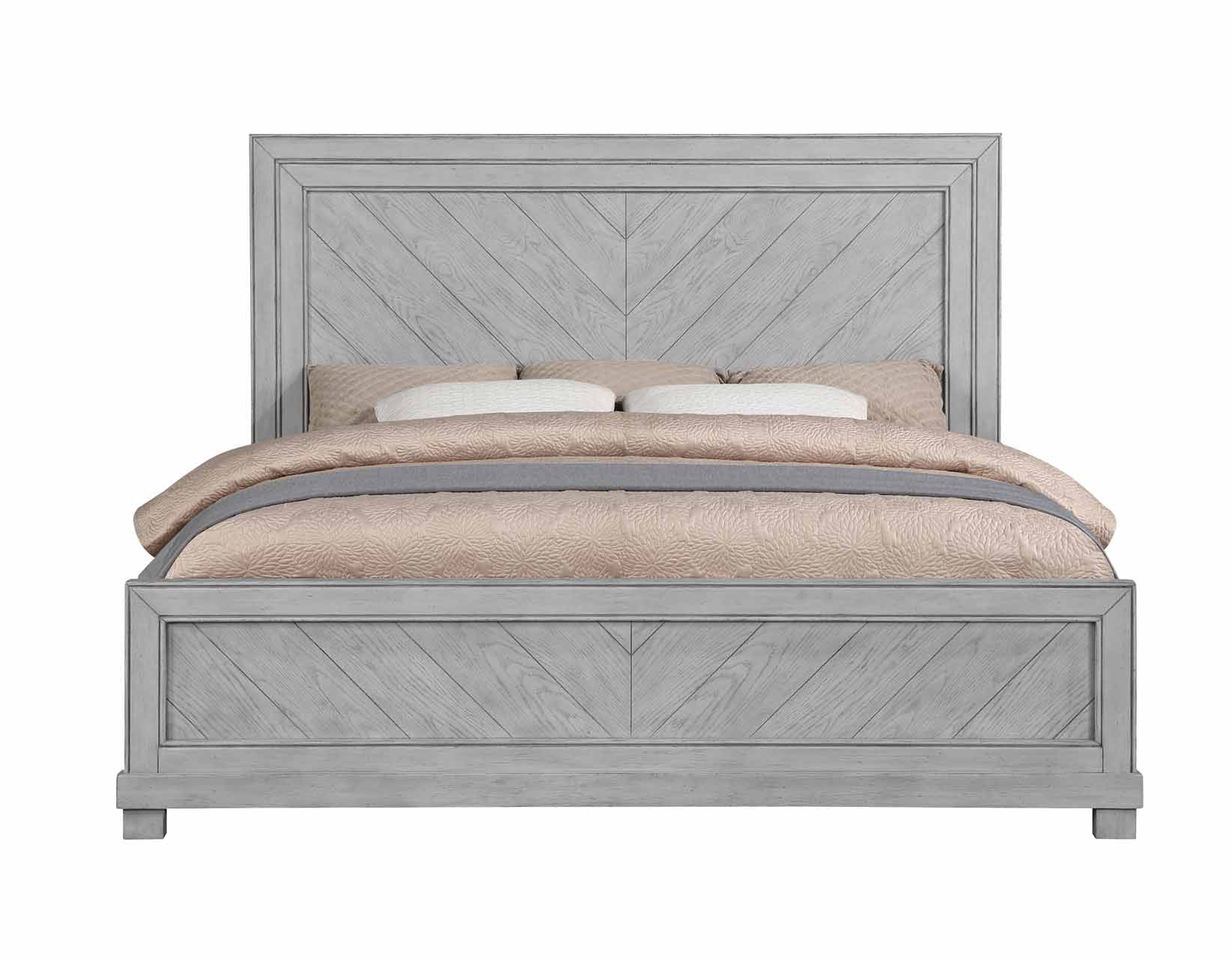 Montana Queen Bed, Gray
