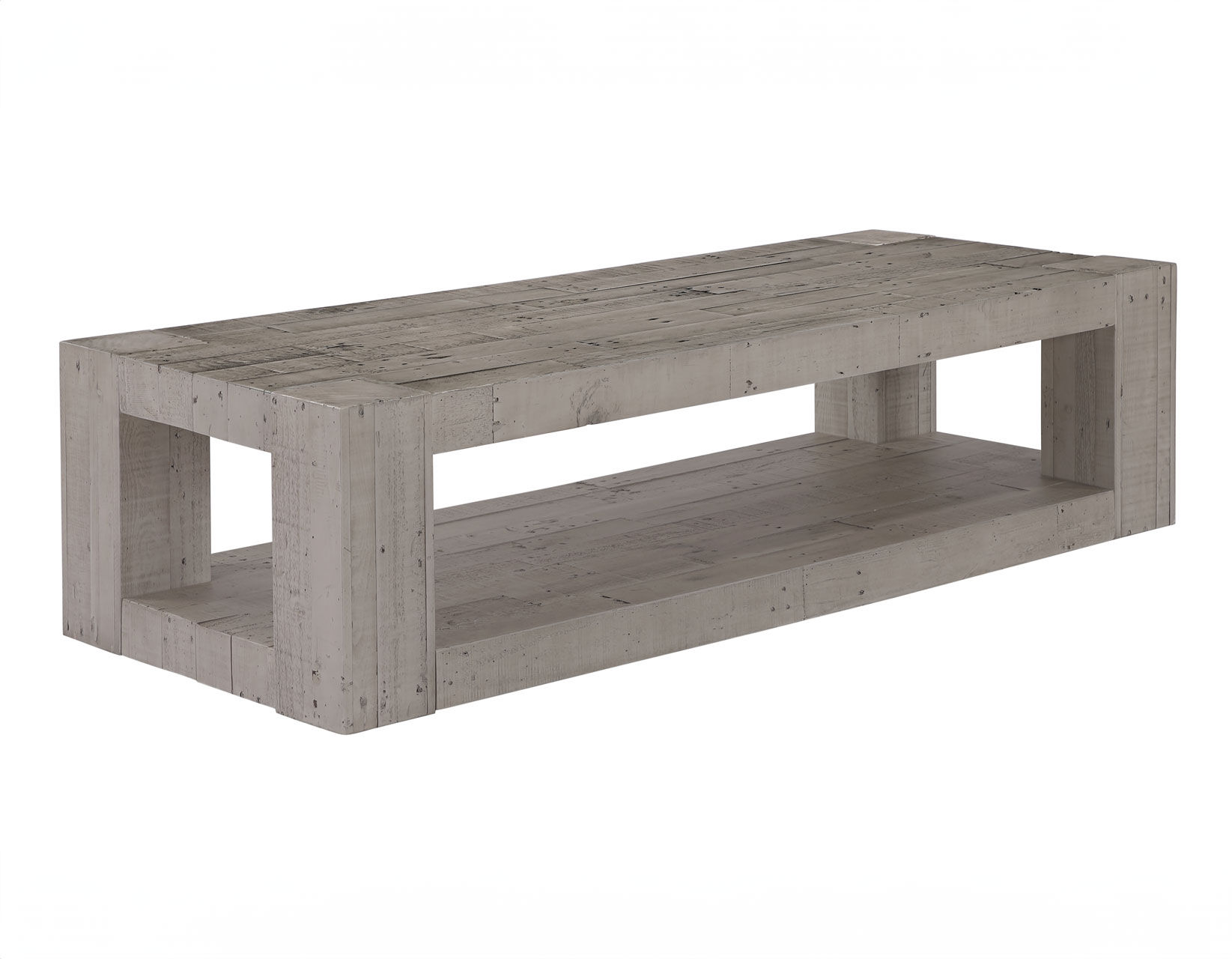 Steve Silver Pinedale Distressed Gray Cocktail Table