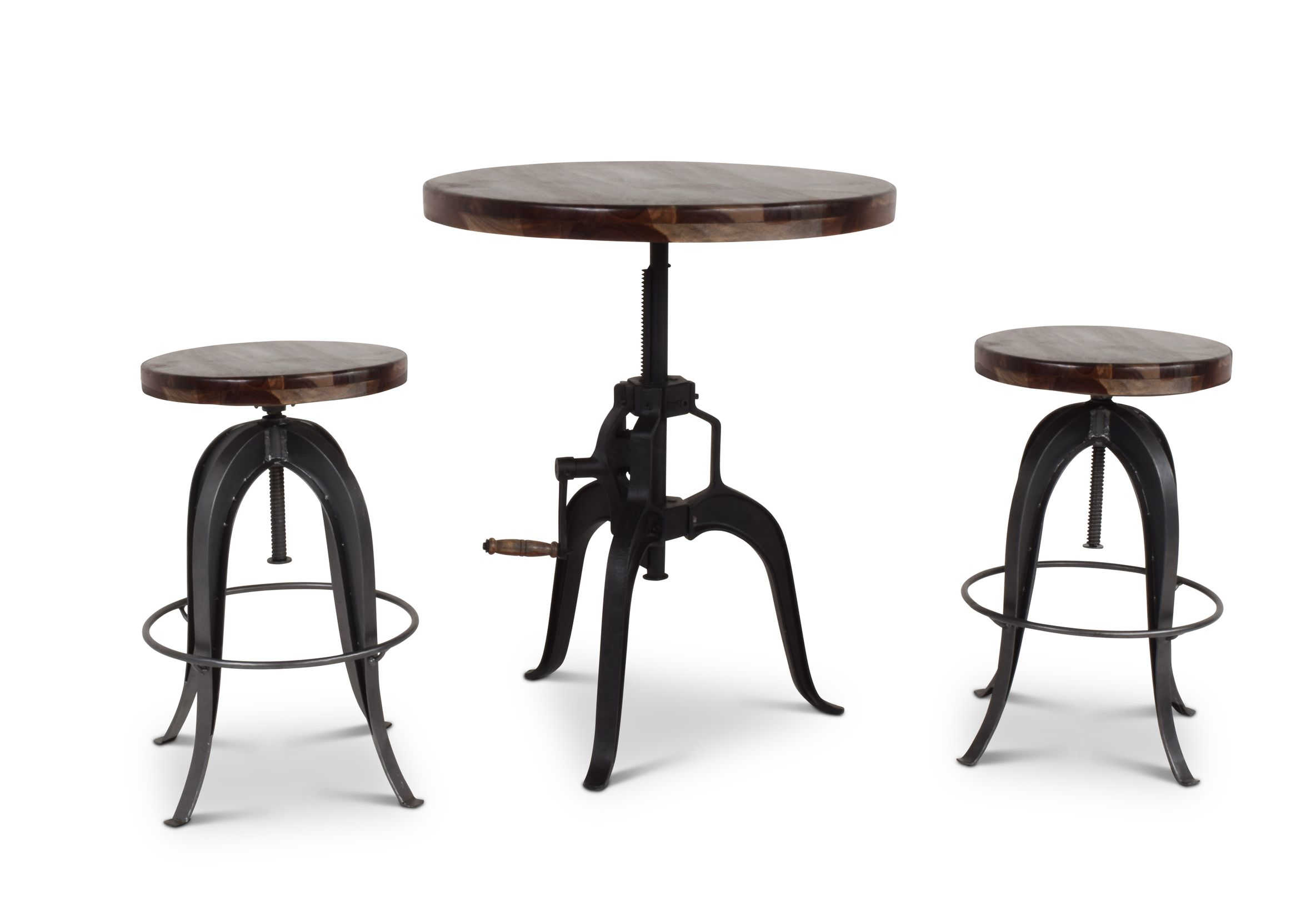 Steve Silver Sparrow Brown Adjustable 3pc Pub Set