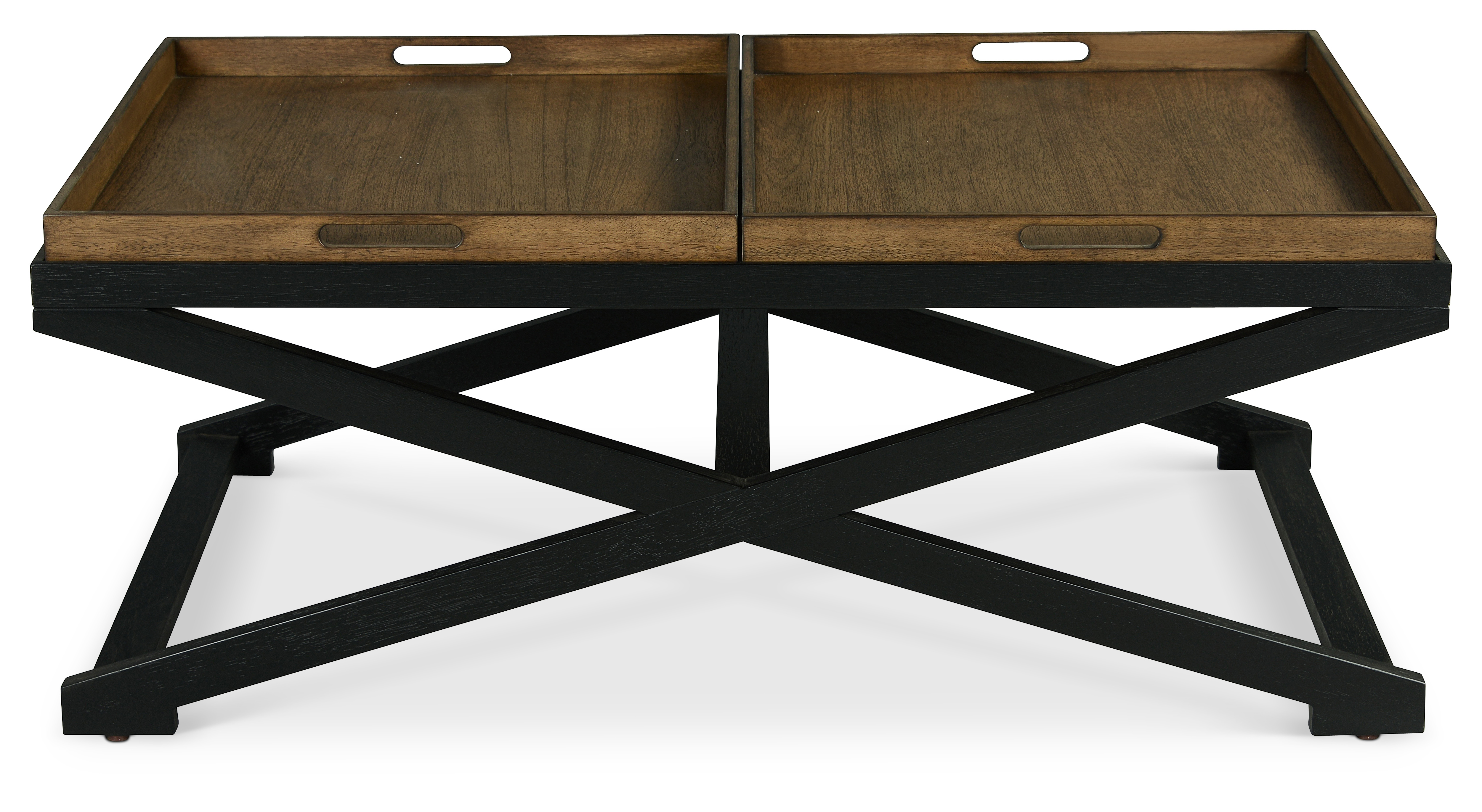Steve Silver Topeka Brown Walnut Cocktail Table