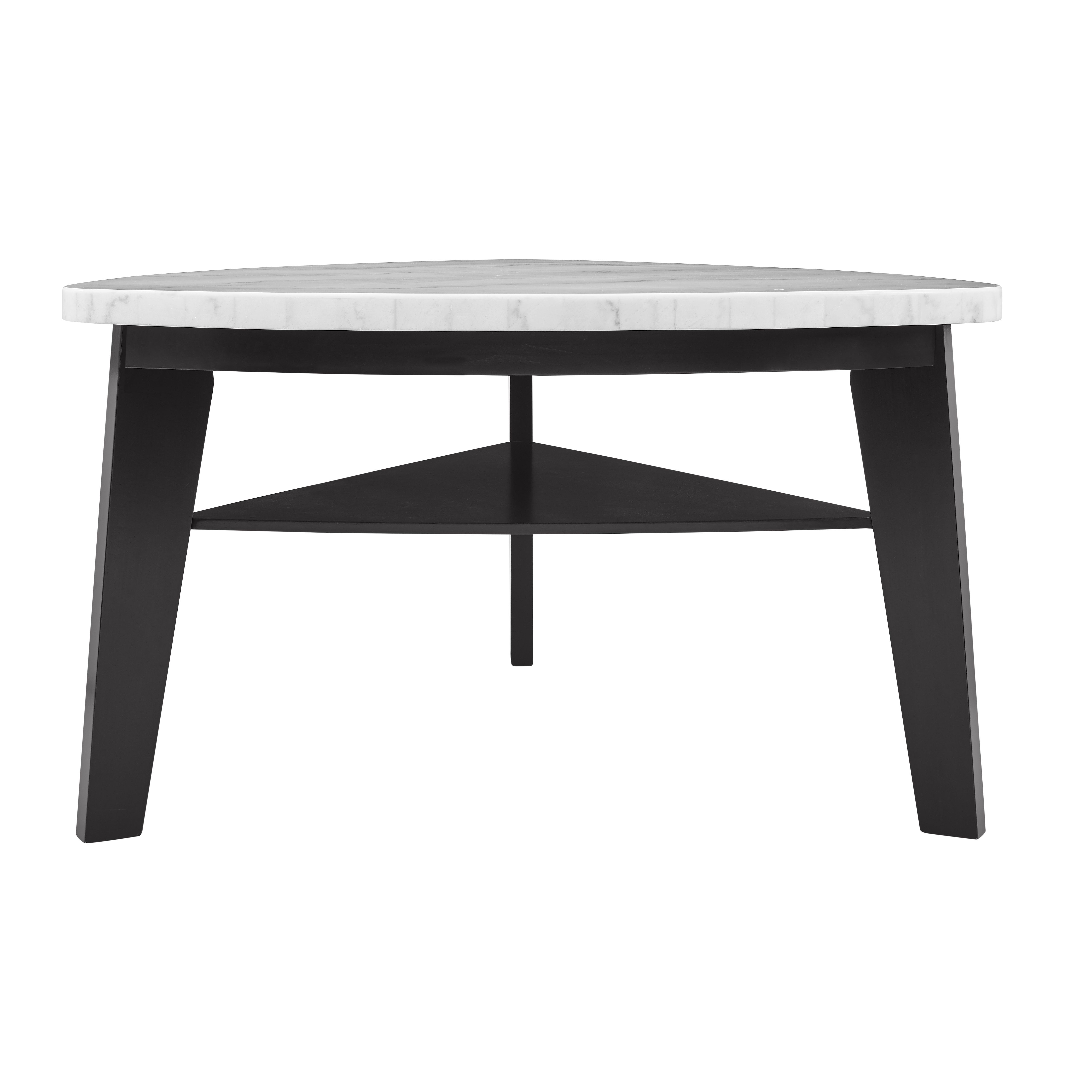 Steve Silver Carrara White Ebony Counter Table