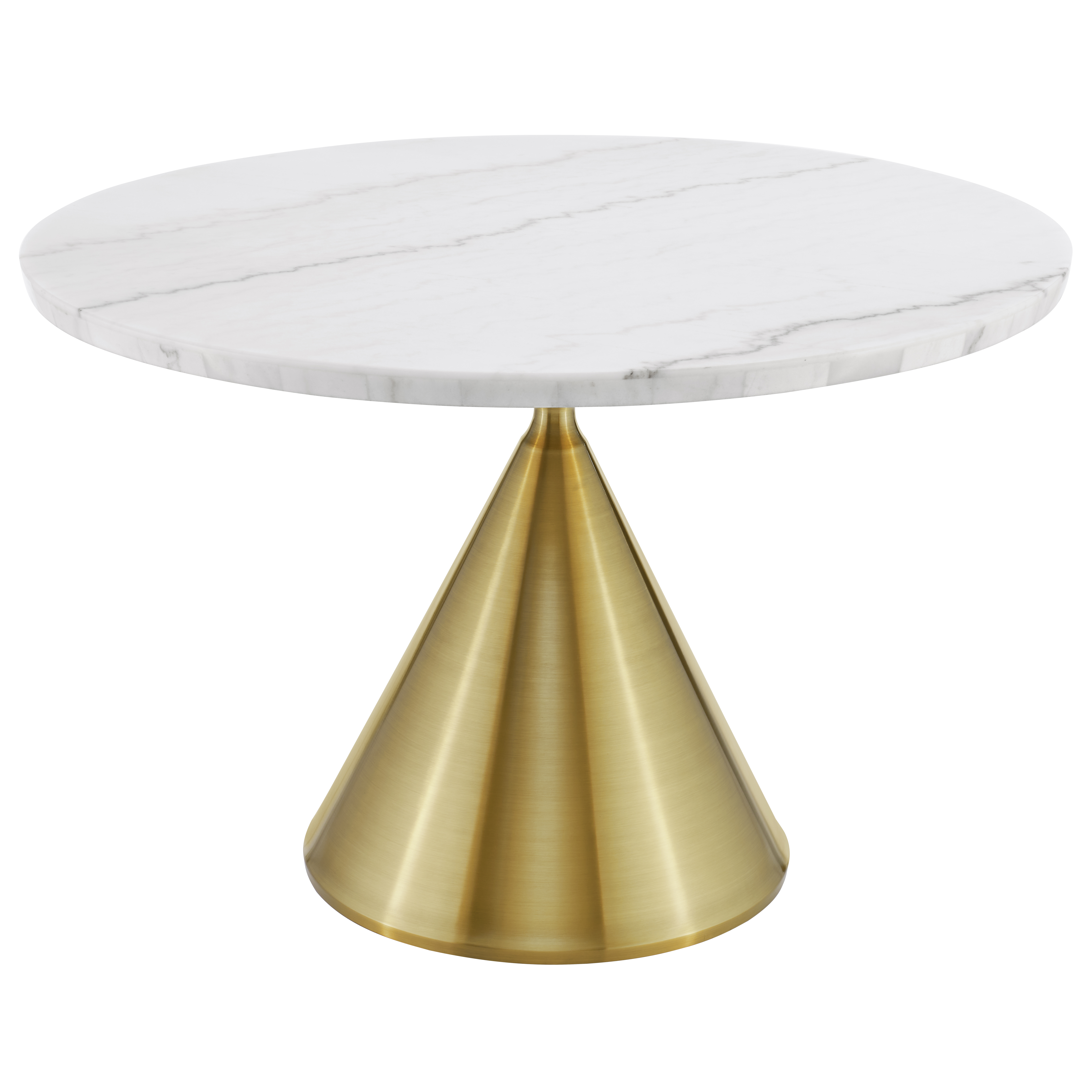 Steve Silver Conrad White Gold 48 Inch Table