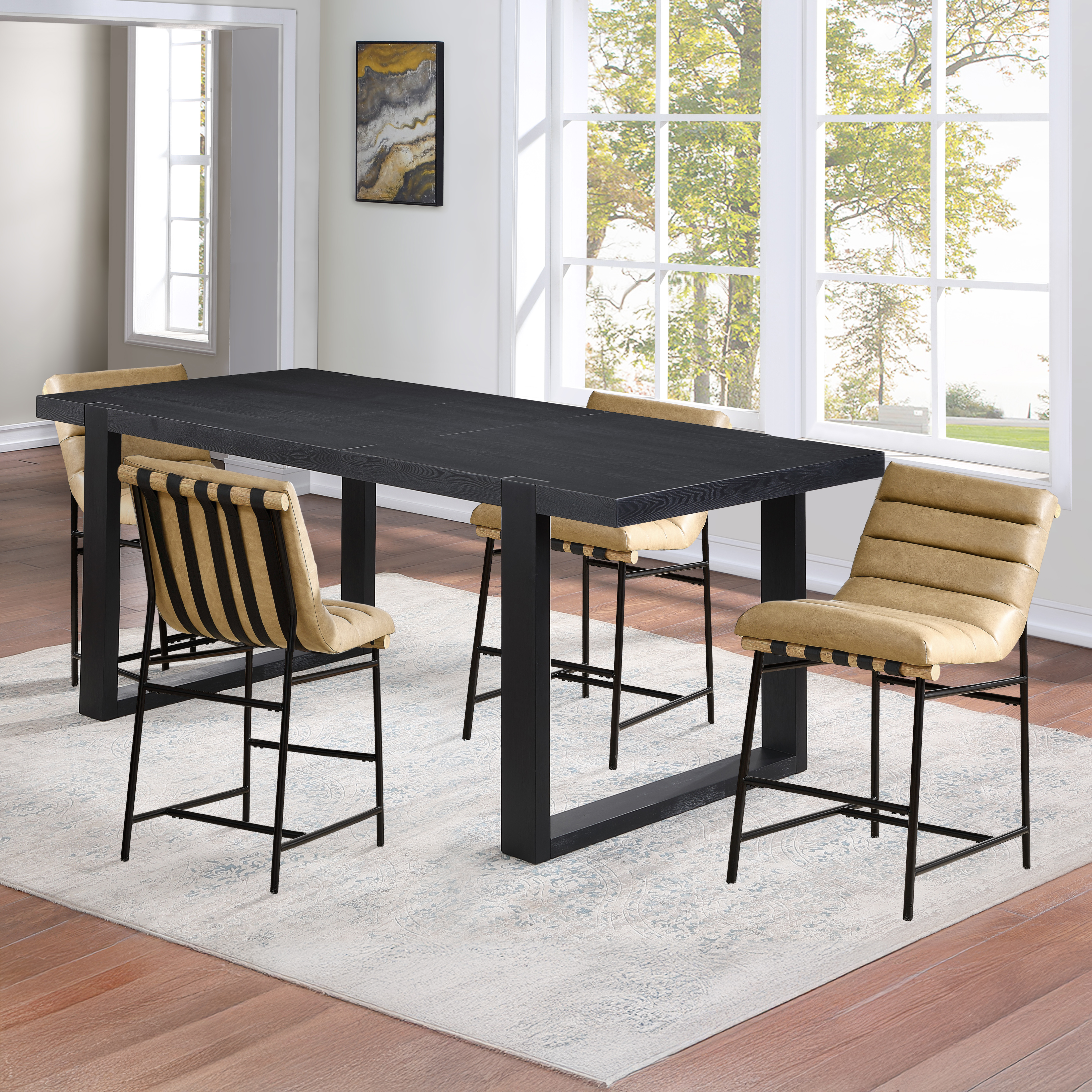 Steve Silver Yves Black Sand 5pc Counter Set