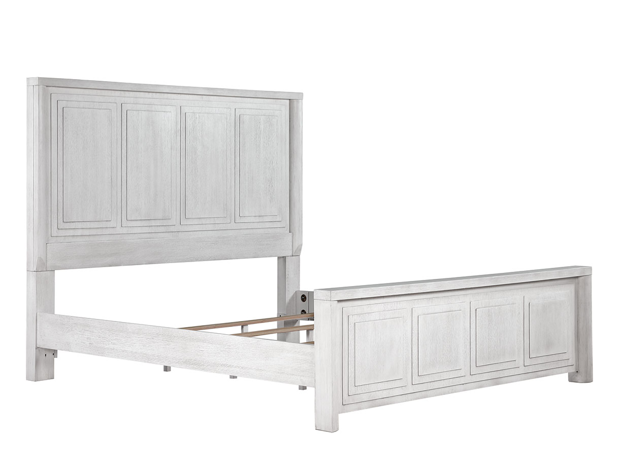 Sunset Trading Dover Dove White Queen Panel Bed Frame