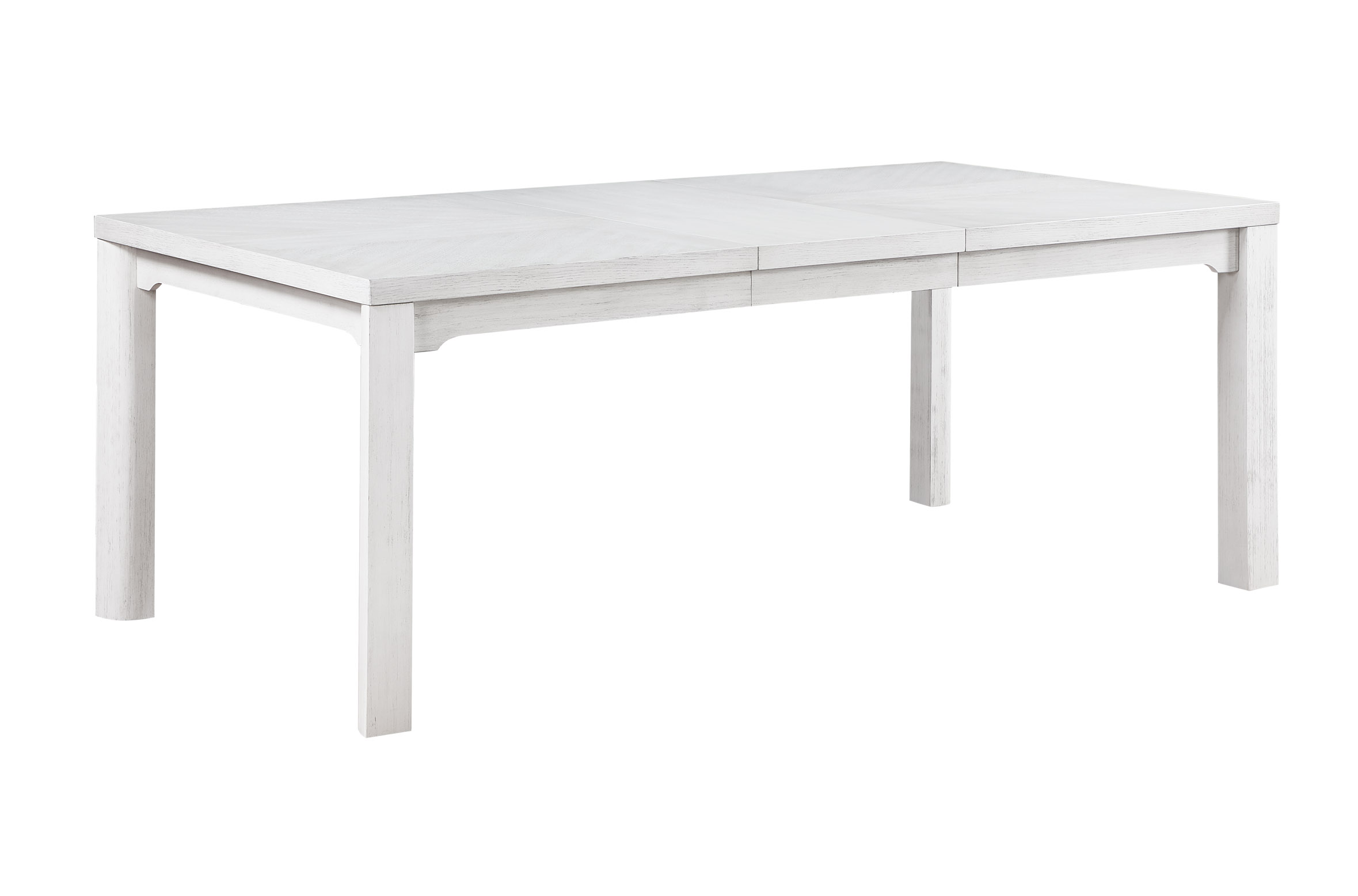 Sunset Trading Dover Dove White Rectangular Expandable Dining Table