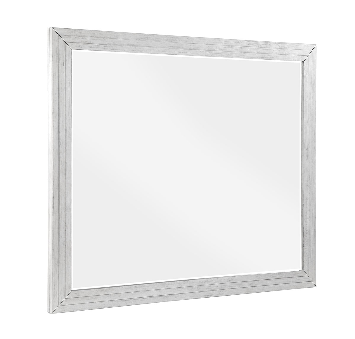 Sunset Trading Dover Dove White Rectangular Beveled Mirror