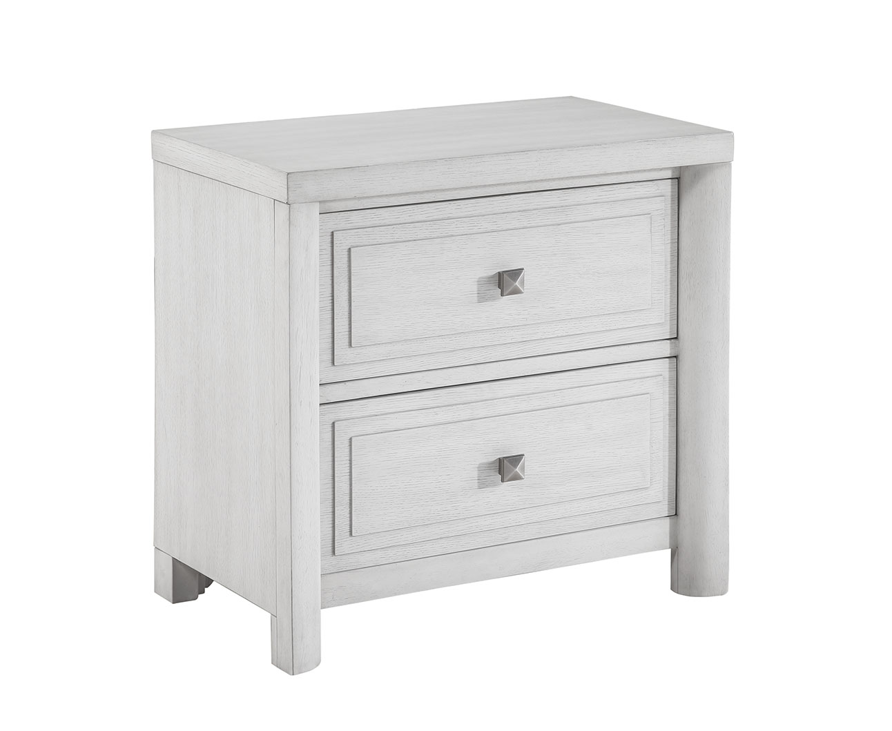 Sunset Trading Dover Dove White 2 Drawer Nightstand