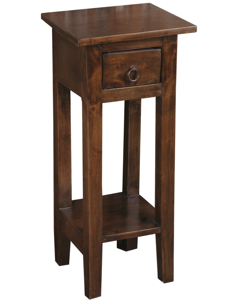 Sunset Trading Shabby Chic Cottage Old Java Narrow Side Table