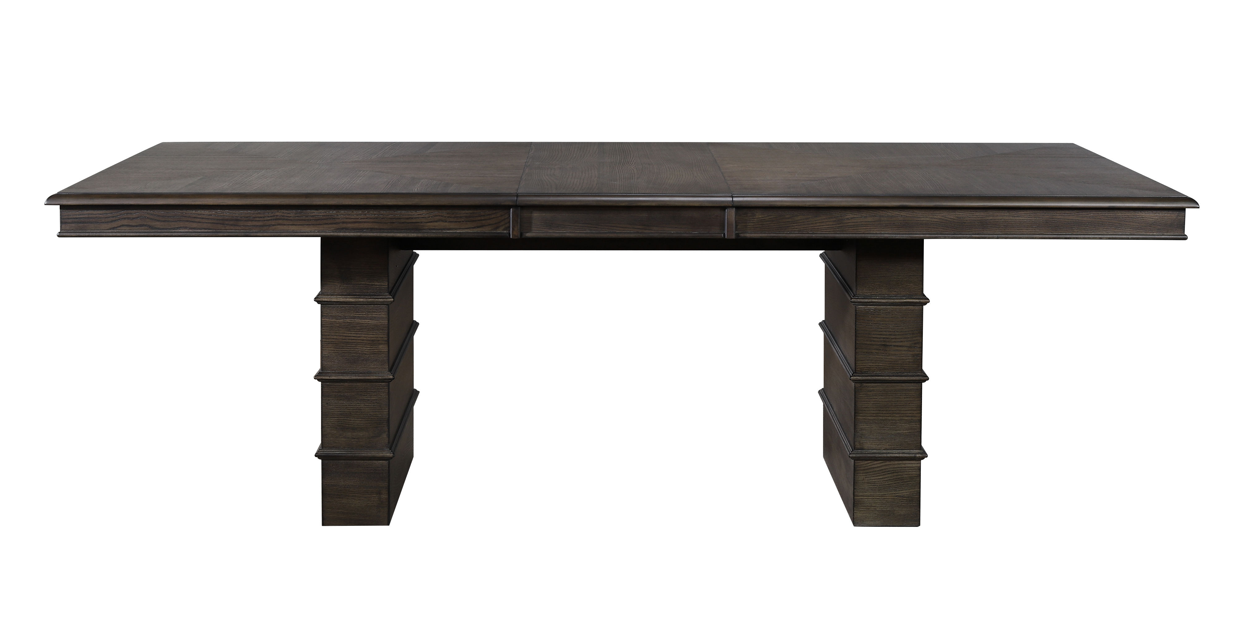 Sunset Trading Cali Gray Brown Extendable Dining Table